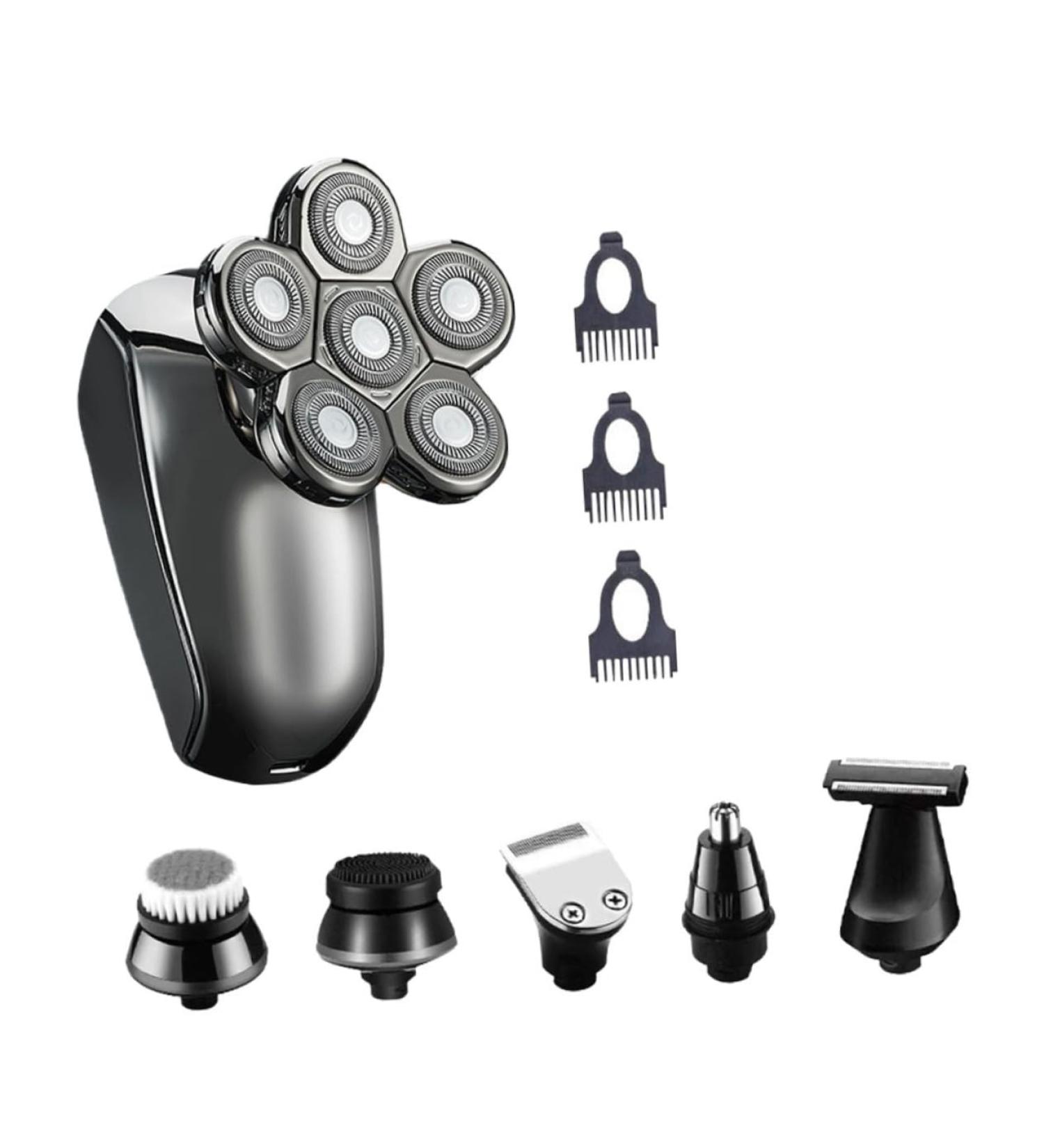 5 Sets Rechargeable Electric Shaver & Beard Trimmer - Portable Handheld Razor for Travel & Personal Care - Buy Online on GoSupps.com