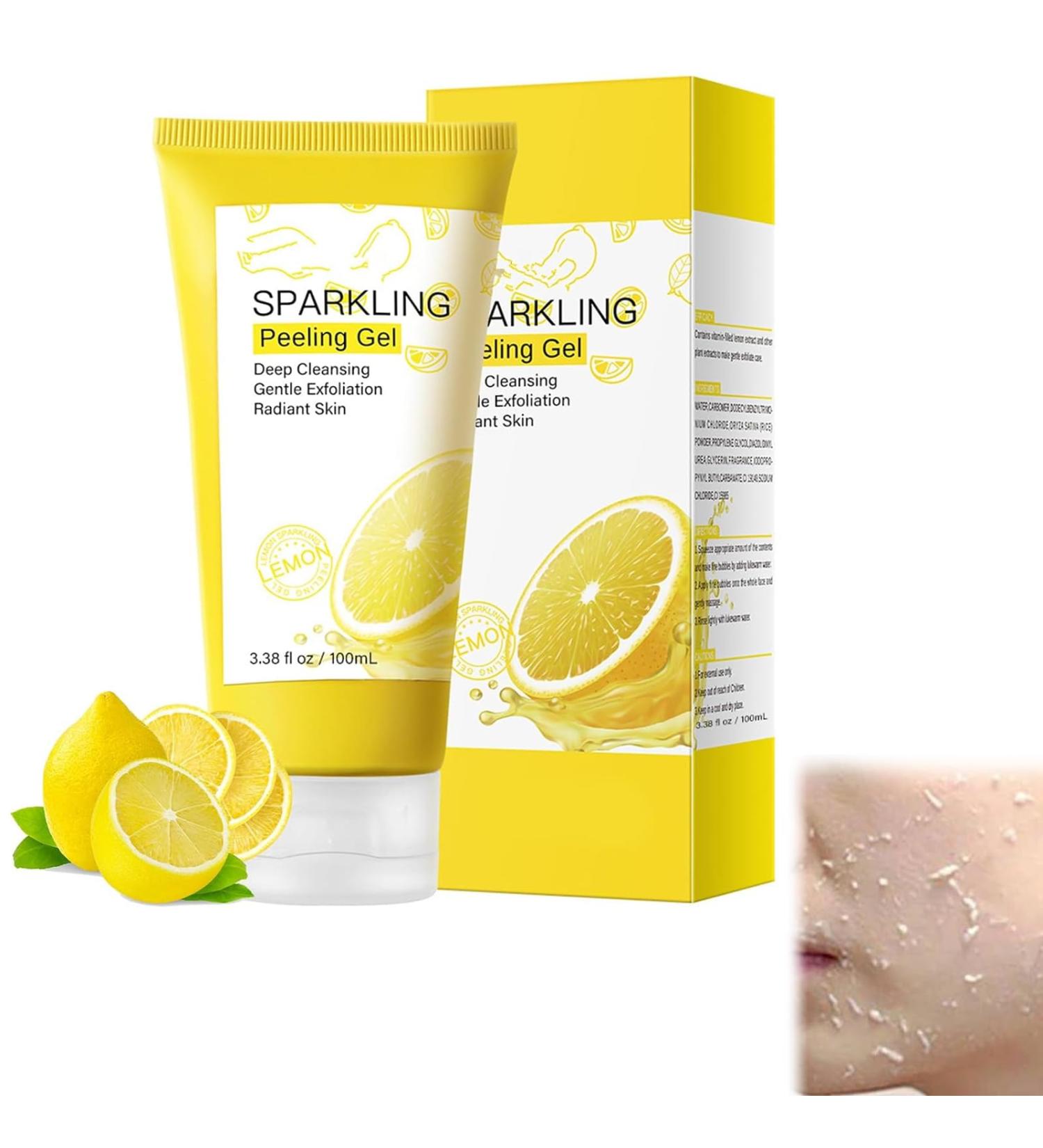  Rakiuty Exfoliating Gel Scrub Brightening Exfoliating Peeling Gel Exfoliating Body Scrub Women's Face Scrub 100 ml - Buy Online on GoSupps.com