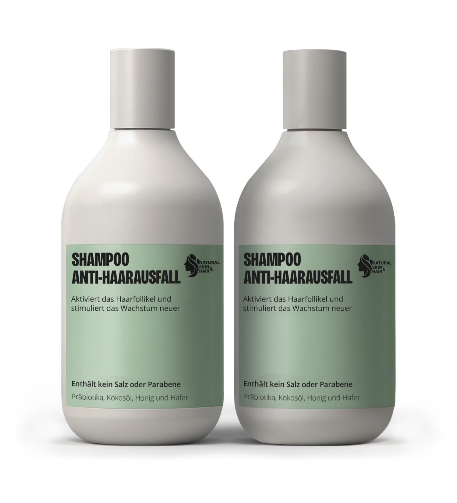 NSH.Pack Anti-Hair Failure Shampoo 2x - Prebiotic Formula for Men & Women | Accelerate Hair Growth Salt & Paraben Free - Buy Online on GoSupps.com