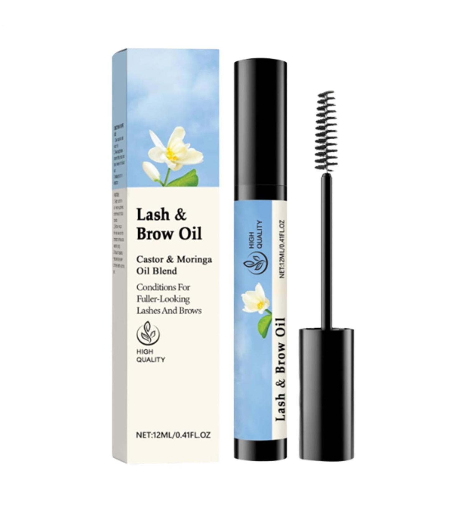 2 pieces eyelash serum without hormones 12 ml eyelash growth serum eyelash serum oil growth serum for eyebrows for longer thick fuller stronger - Buy Online on GoSupps.com