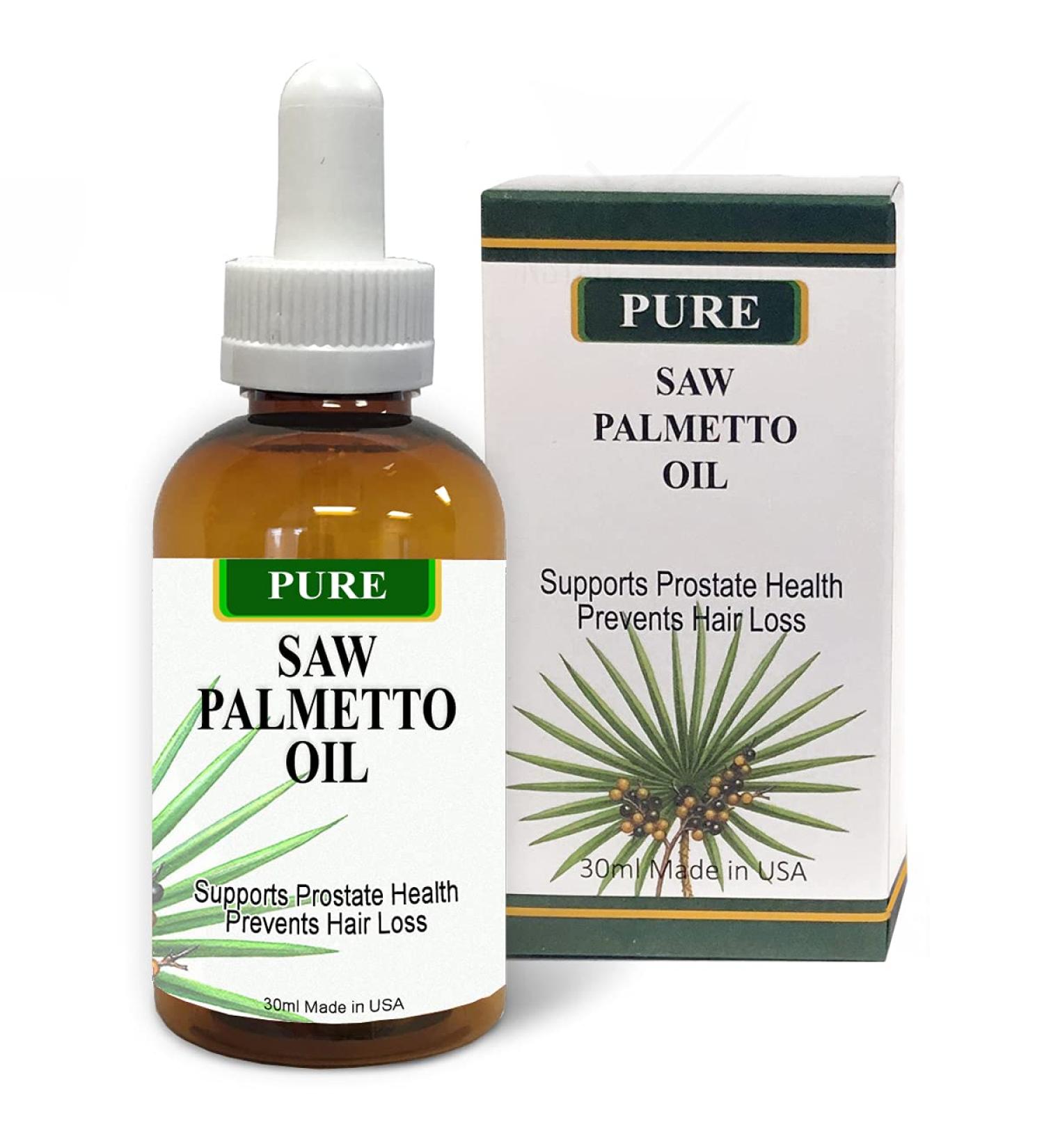 Organic Saw Palmetto Oil | Prostate Health Support | DHT Blocker | Hair Loss Prevention | 60-90 Day Supply (1 Fl Oz) - Buy Online on GoSupps.com