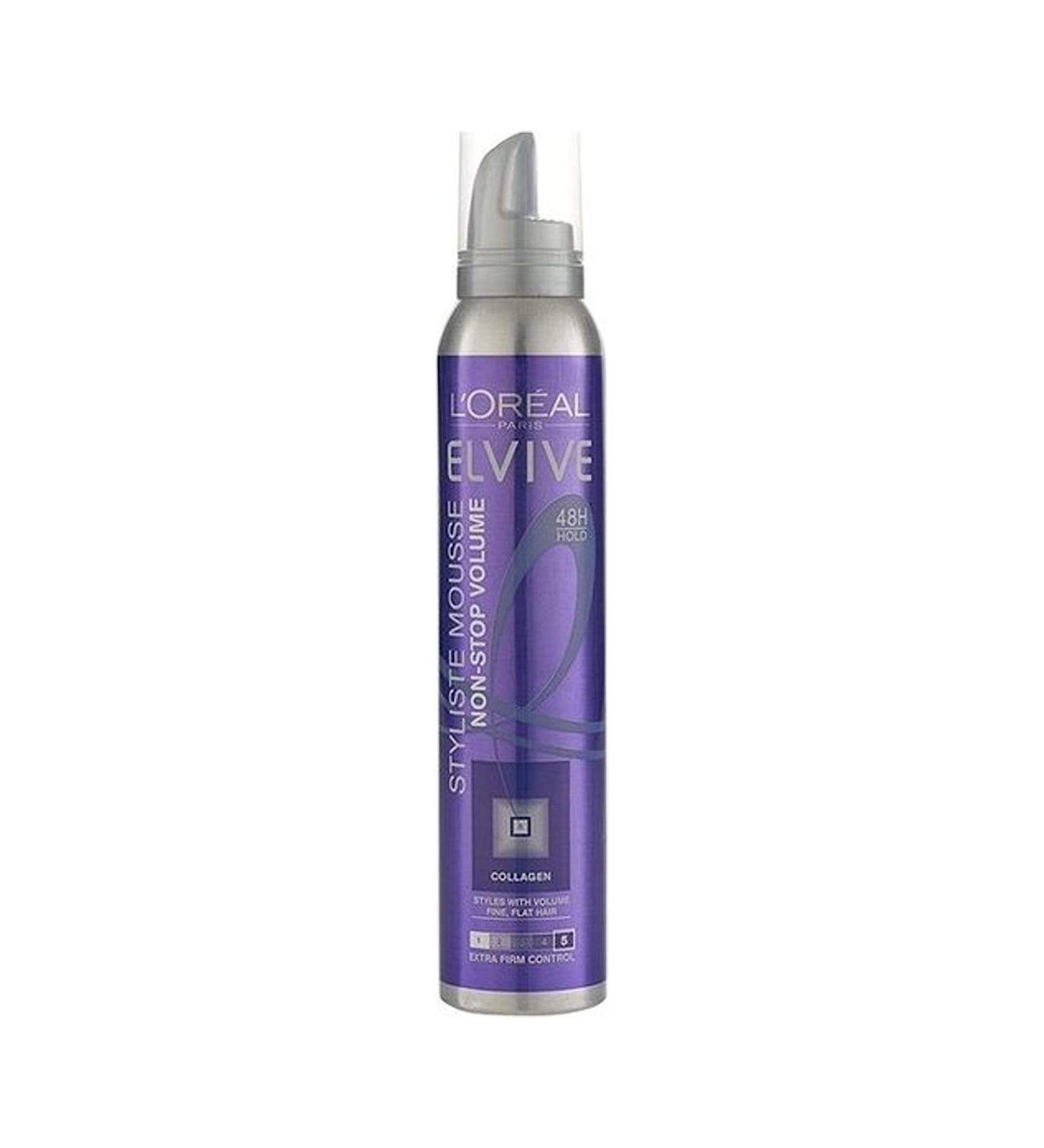 L'Oreal Elvive Styliste Volume Flat Hair Mousse 200ml - Buy Online on GoSupps.com