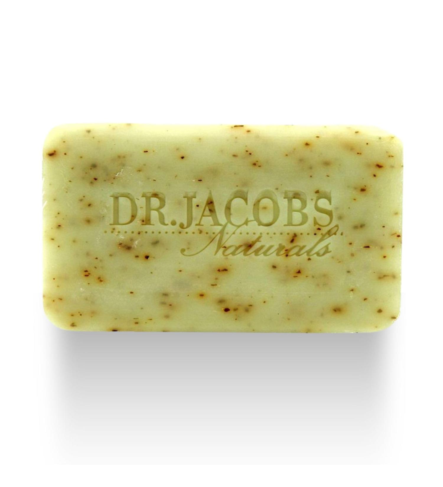 Dr. Jacobs Naturals Triple Milled Loofah Exfoliating Castile Bar Soap - Minty Cucumber Mojito 5 oz | Eco-Friendly Premium Quality International Shipping - Buy Online on GoSupps.com