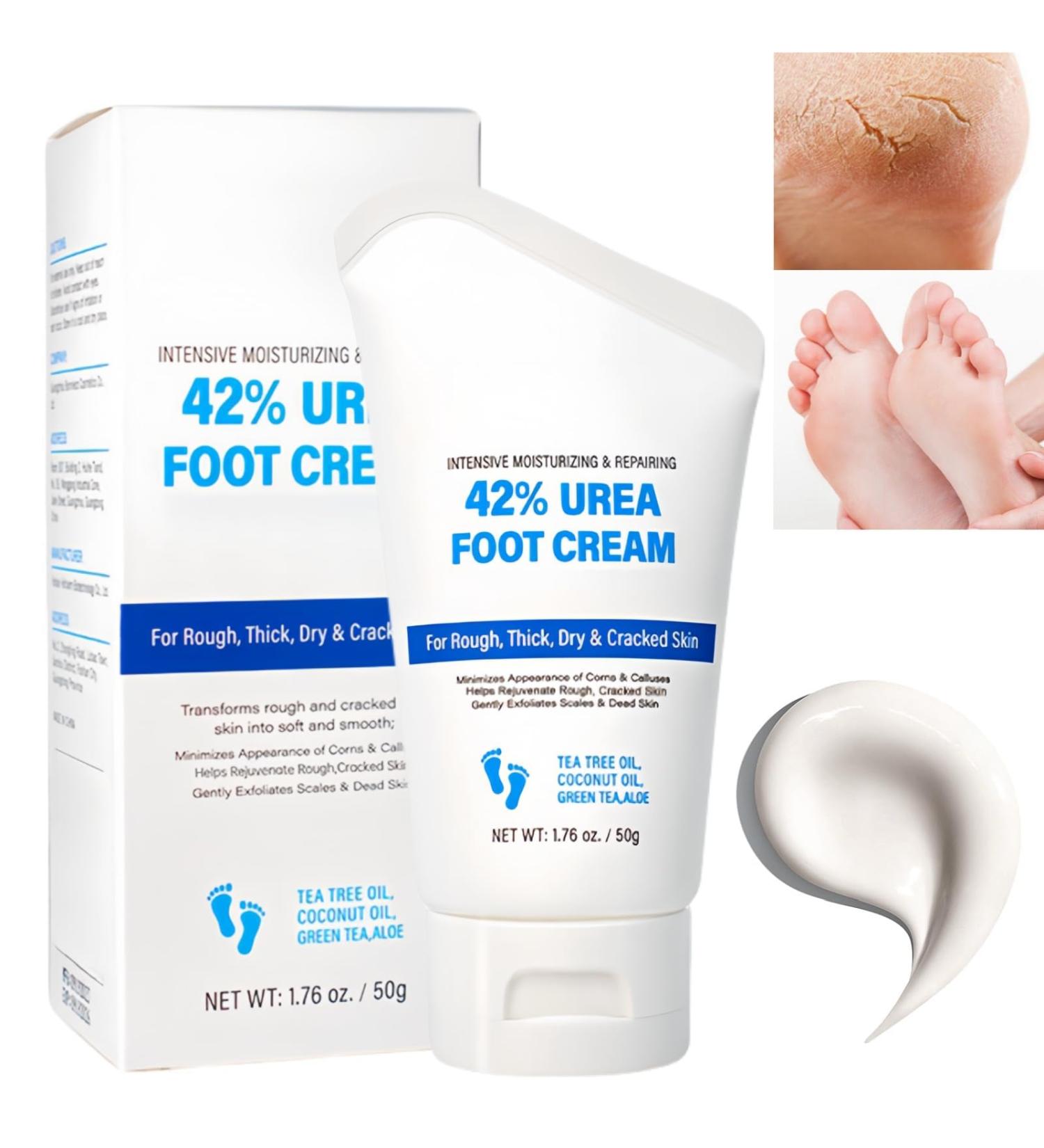 42% Urea Foot Cream Urea Cream 42 Percent for Feet Cracked Heel Repair Cream Foot Cream for Cracked Heels and Dry Skin Hard Skin Remover Foot Cream Urea Cream Soften Deep Moisturizing Foot Moisturiser - Buy Online on GoSupps.com