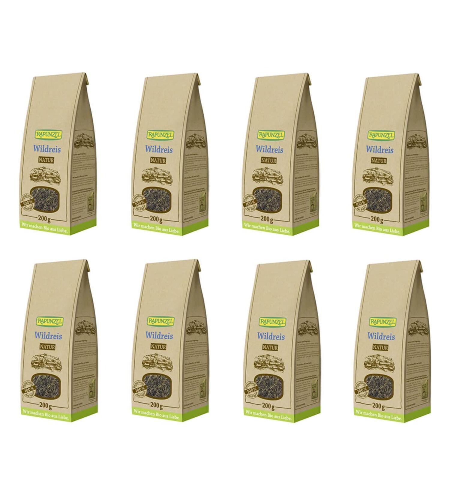 Rapunzel Organic Food Rapunzel wild rice natural 200 g 8pack