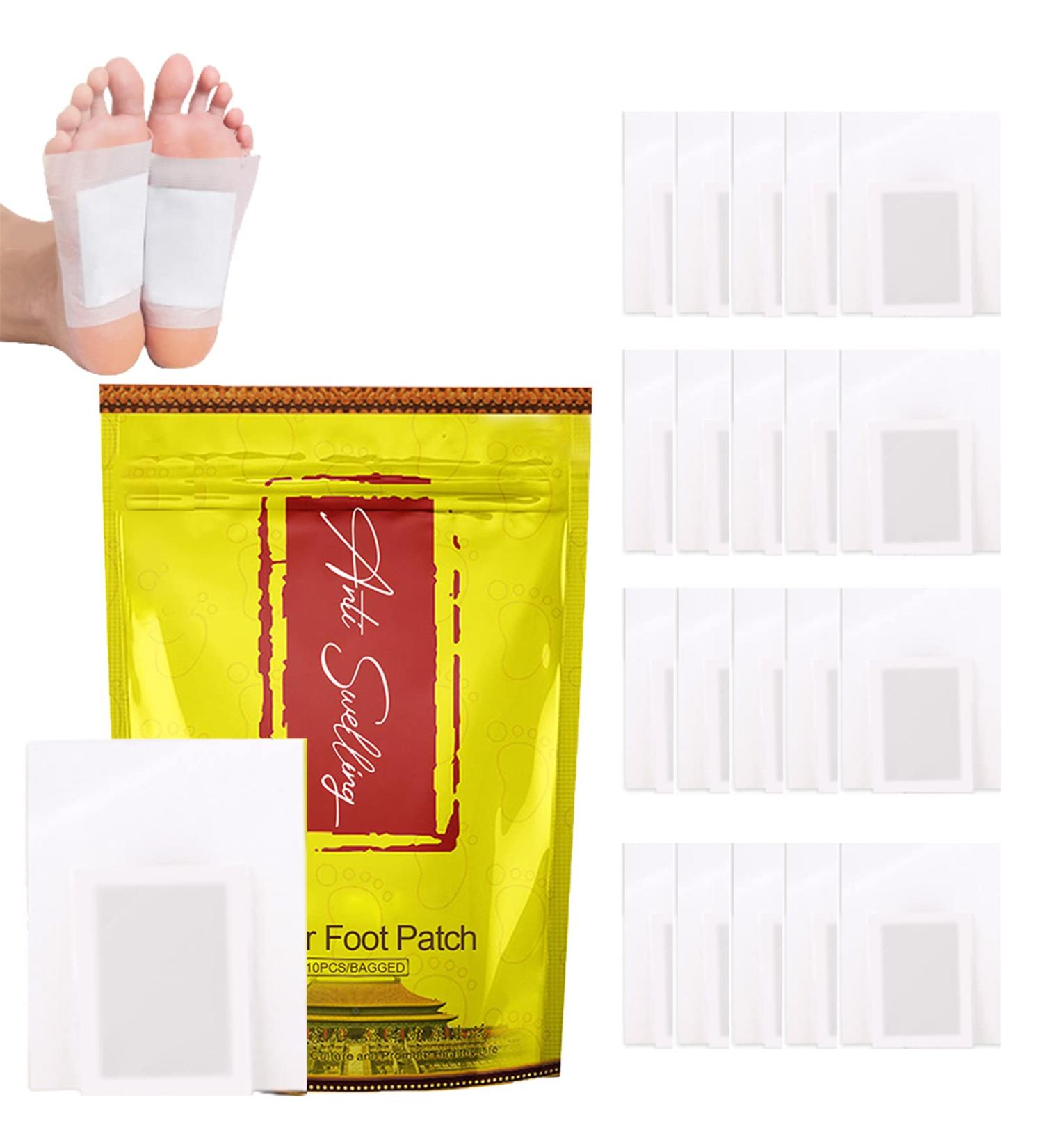 Ginger Detox Foot Patches | Cleanse & Weight Loss | Remove Toxins | Anti-Swelling & Stress Relief | Enhance Circulation | 20PCS - Buy Online on GoSupps.com