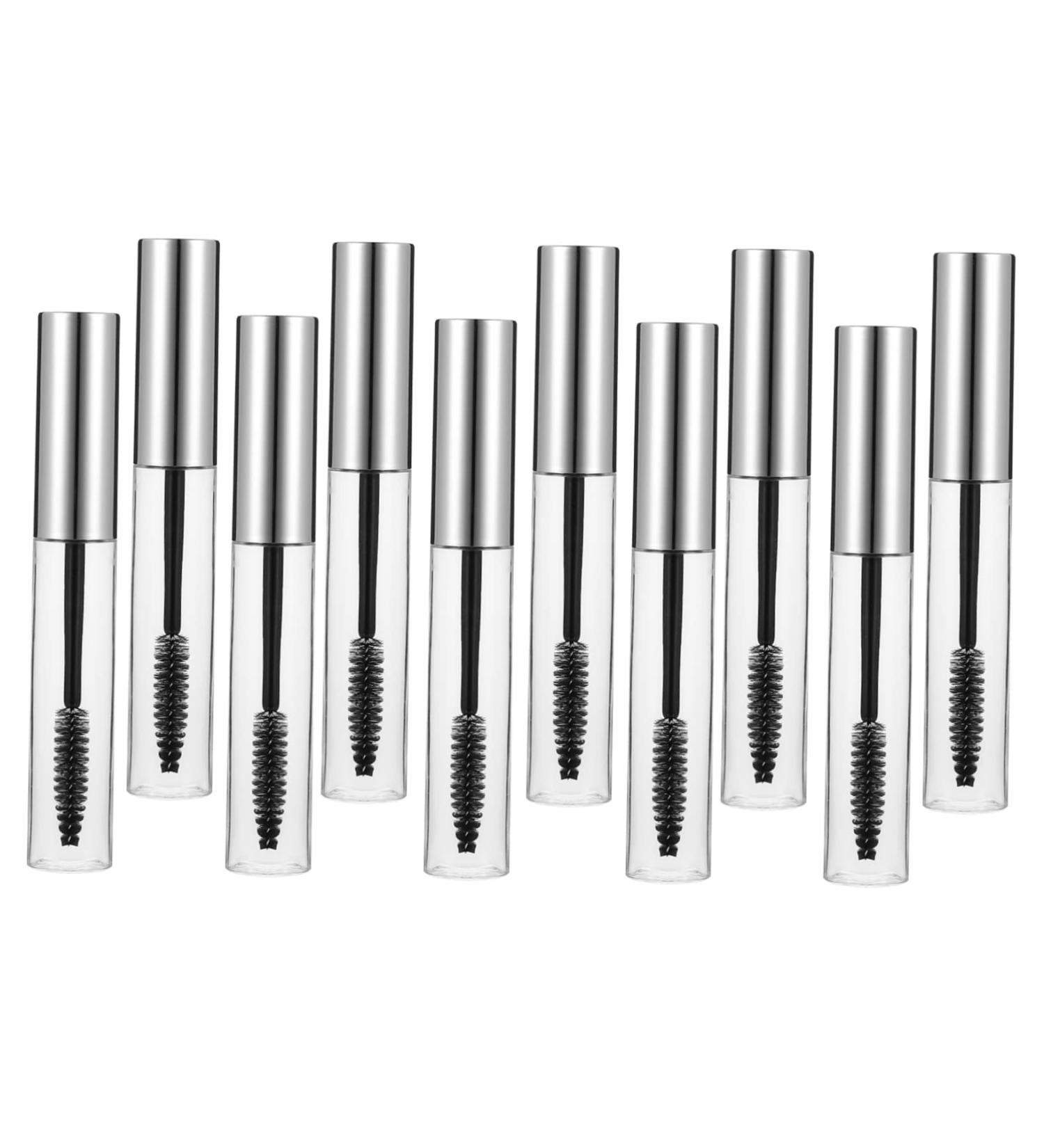 Mikinona 10pcs Mascara Empty Tube Empty Eyeliner Tube Eyelash Cream Cosmetic Filling Plastic Lip Gloss - Buy Online on GoSupps.com
