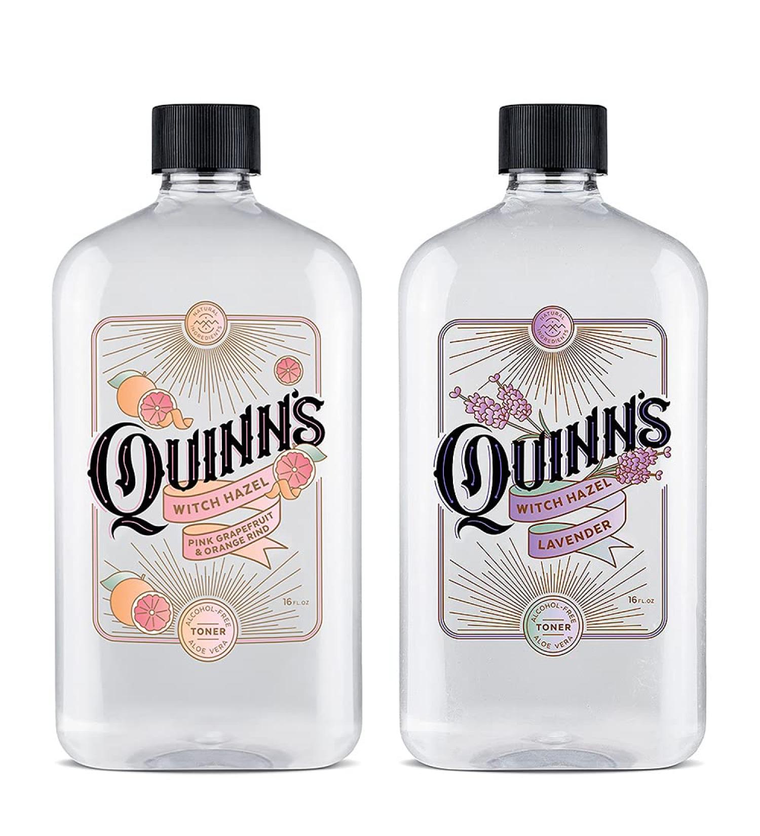 Quinn s Alcohol Free Witch Hazel Pink Grapefruit & Orange Rind 16 oz. & Quinn s Alcohol Free Witch Hazel Lavender16 oz. - Buy Online on GoSupps.com