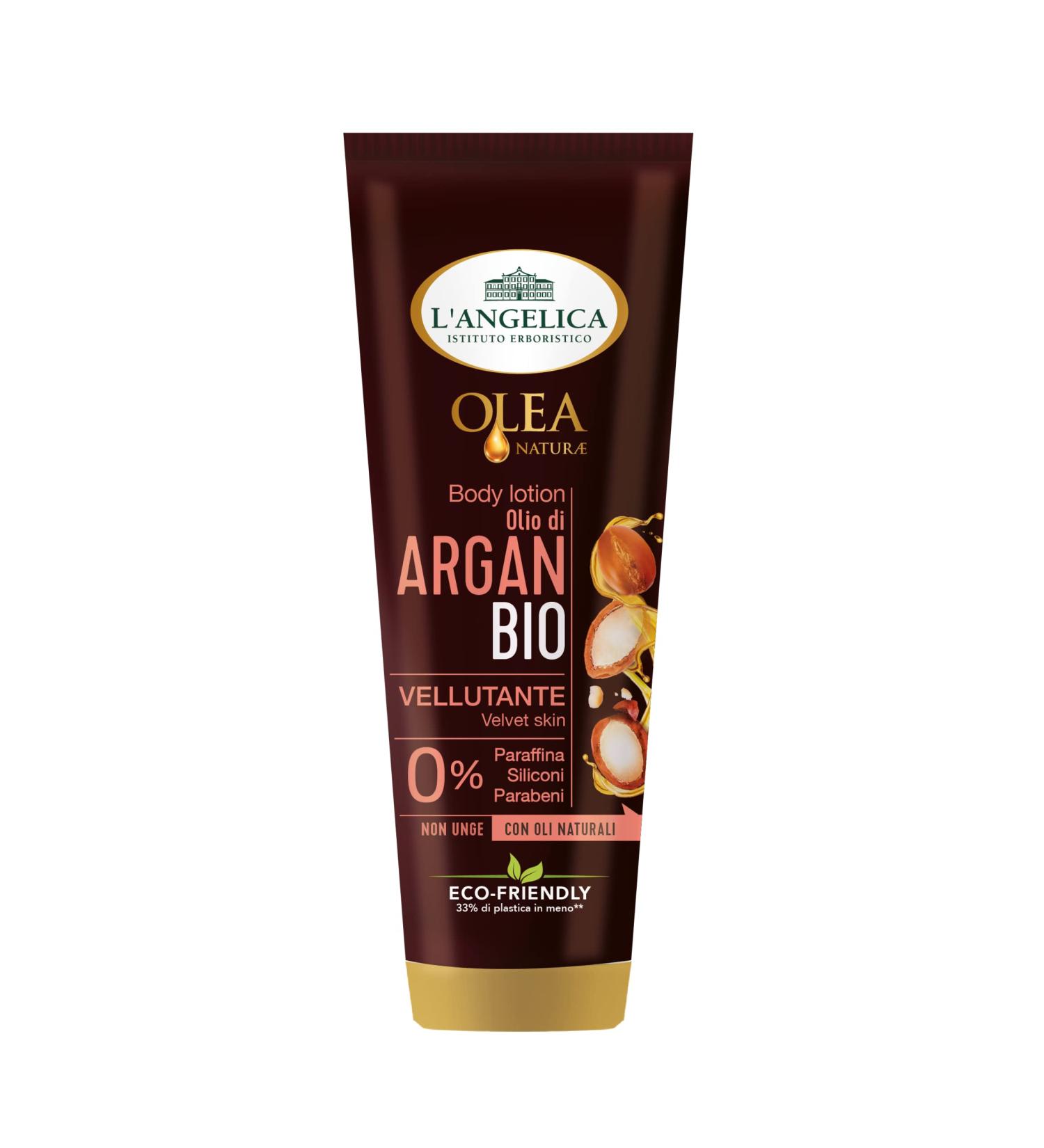 Coswell LAngelica Body Lotion Bio Argan Oil 6 x 250 ml moisturizing body cream velvety soft and antioxidant scented body cream for dry skin makes the skin soft without parabens