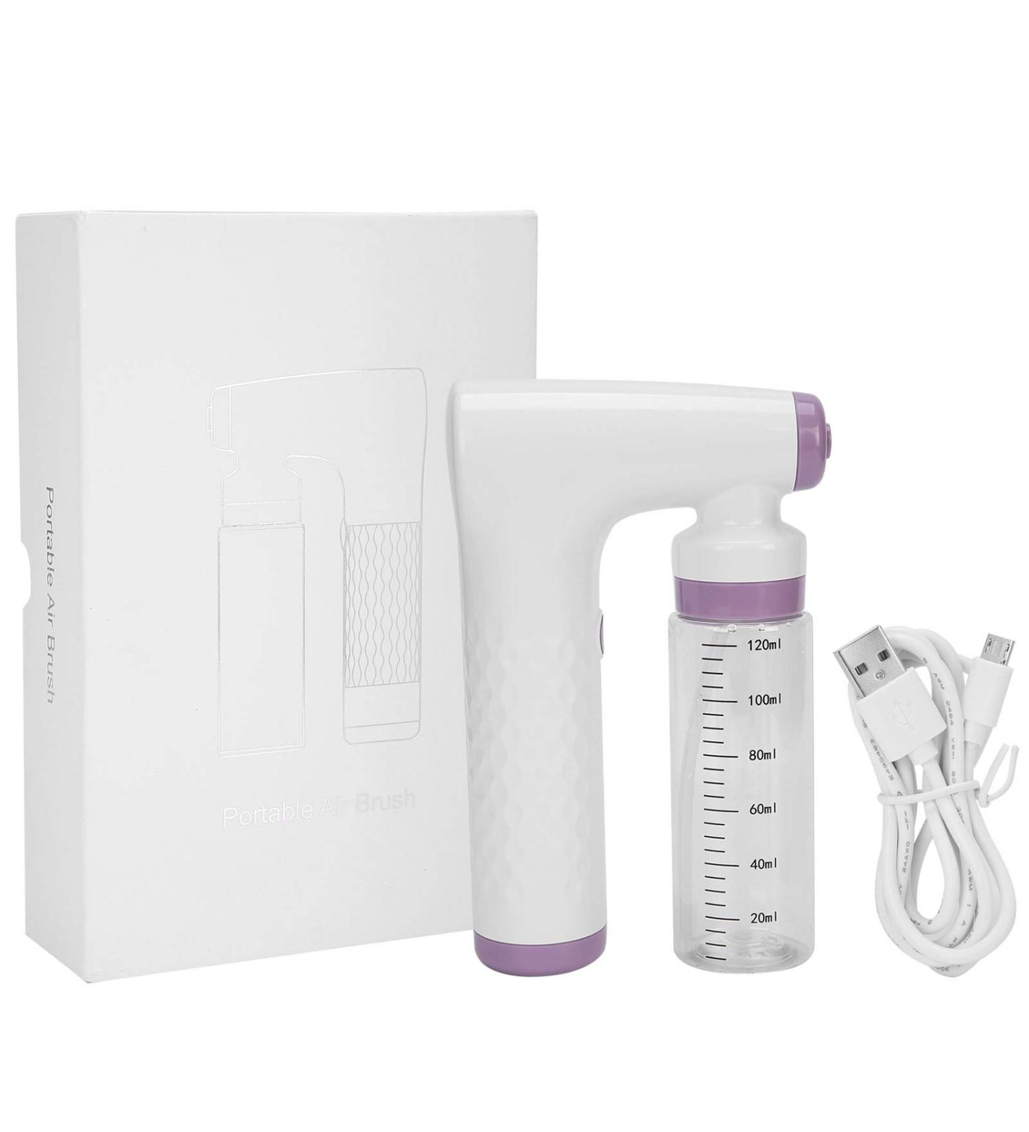 Portable Electric Mini Spray Gun Atomizer - Rechargeable Handheld Mist Gun for Home, Office & Travel - Buy Online on GoSupps.com