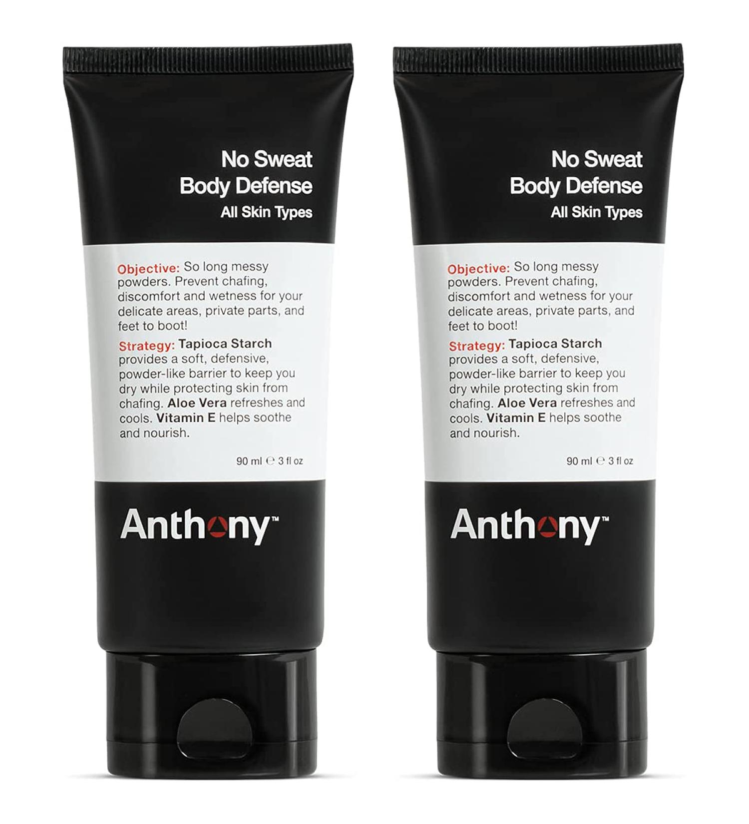 Anthony No Sweat Body Defense Deodorant for Men - 3 Fl Oz (Pack of 2) - Buy Online on GoSupps.com
