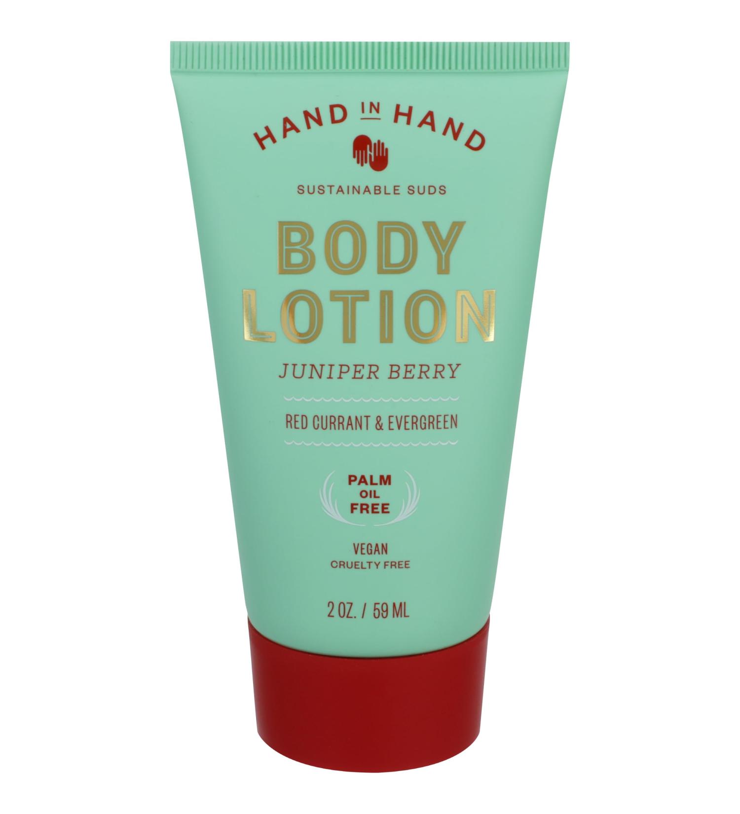 Buy HAND IN HAND Juniper Berry Mini Body Lotion 2 FZ - Luxurious Hydration & International Shipping - Buy Online on GoSupps.com
