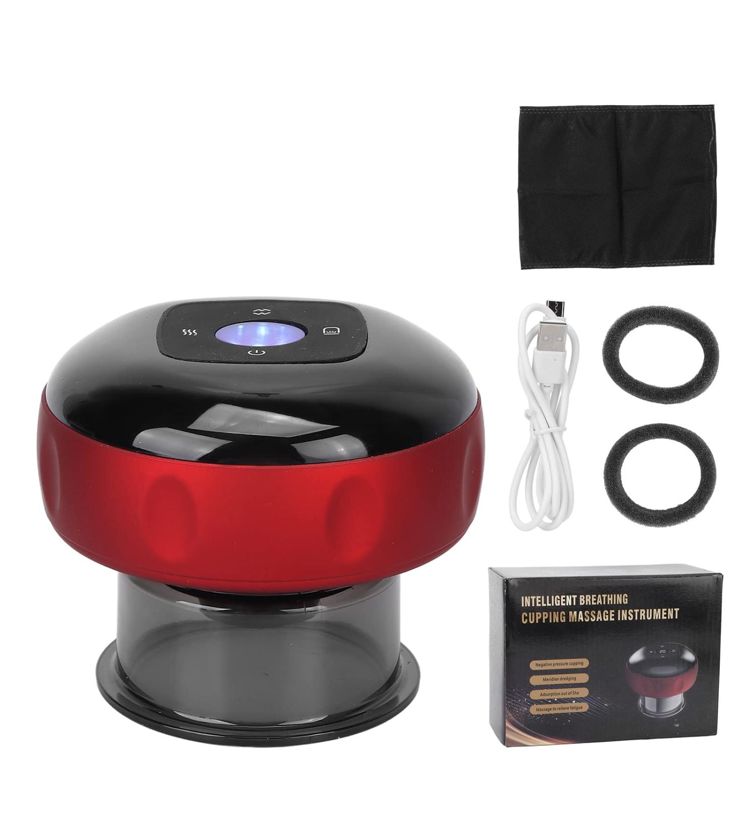 Buy Smart Electrical Cupping Therapy Massage Device | Pain Relief for Shoulders Neck Back & More Hot Compress Included - Buy Online on GoSupps.com