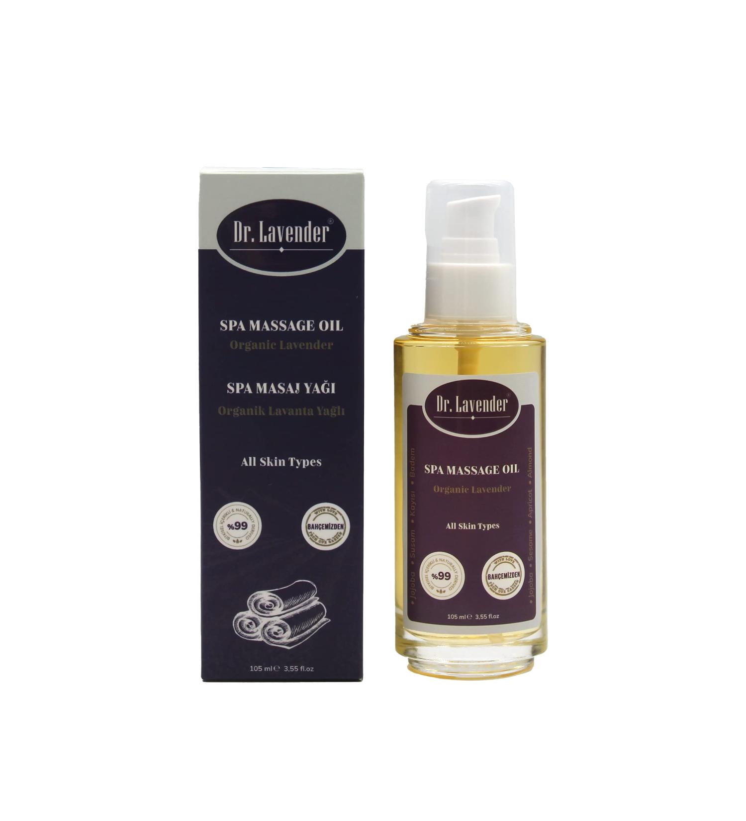 Pure Lavender Massage Oil 105ml - Nourishing Relaxation for All Skin Types | Relieves Stress & Moisturizes - Buy Online on GoSupps.com