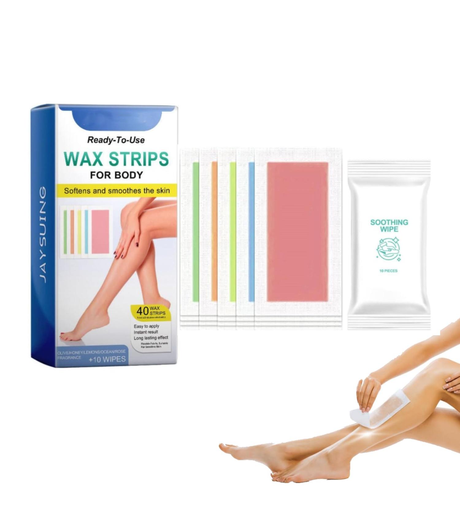 Hair Removal Wax Strips for Men & Women | Effective Body & Facial Waxing | Ideal for Legs Intimate Areas & More (1PC) - Buy Online on GoSupps.com