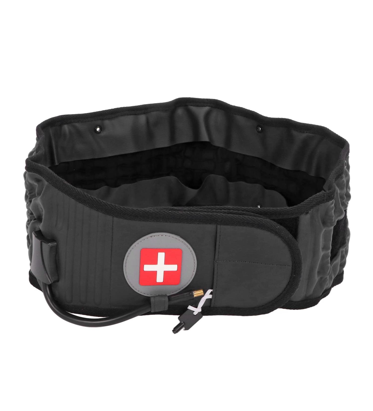 Inflatable Decompression Belts for Back Pain Relief - Lumbar Support for Hyperglycemia - Black - Buy Online on GoSupps.com
