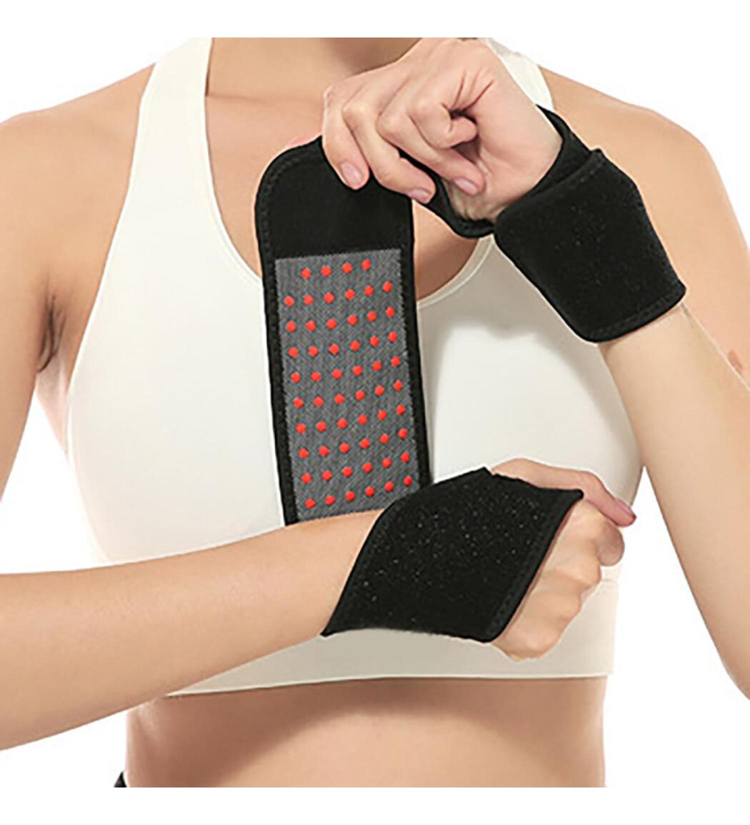 Buy Elastic Wrist Support Strap - Adjustable Compression Brace with Thumb Loop - Nonslip & Removable for Optimal Pain Relief - Shop Internationally - Buy Online on GoSupps.com