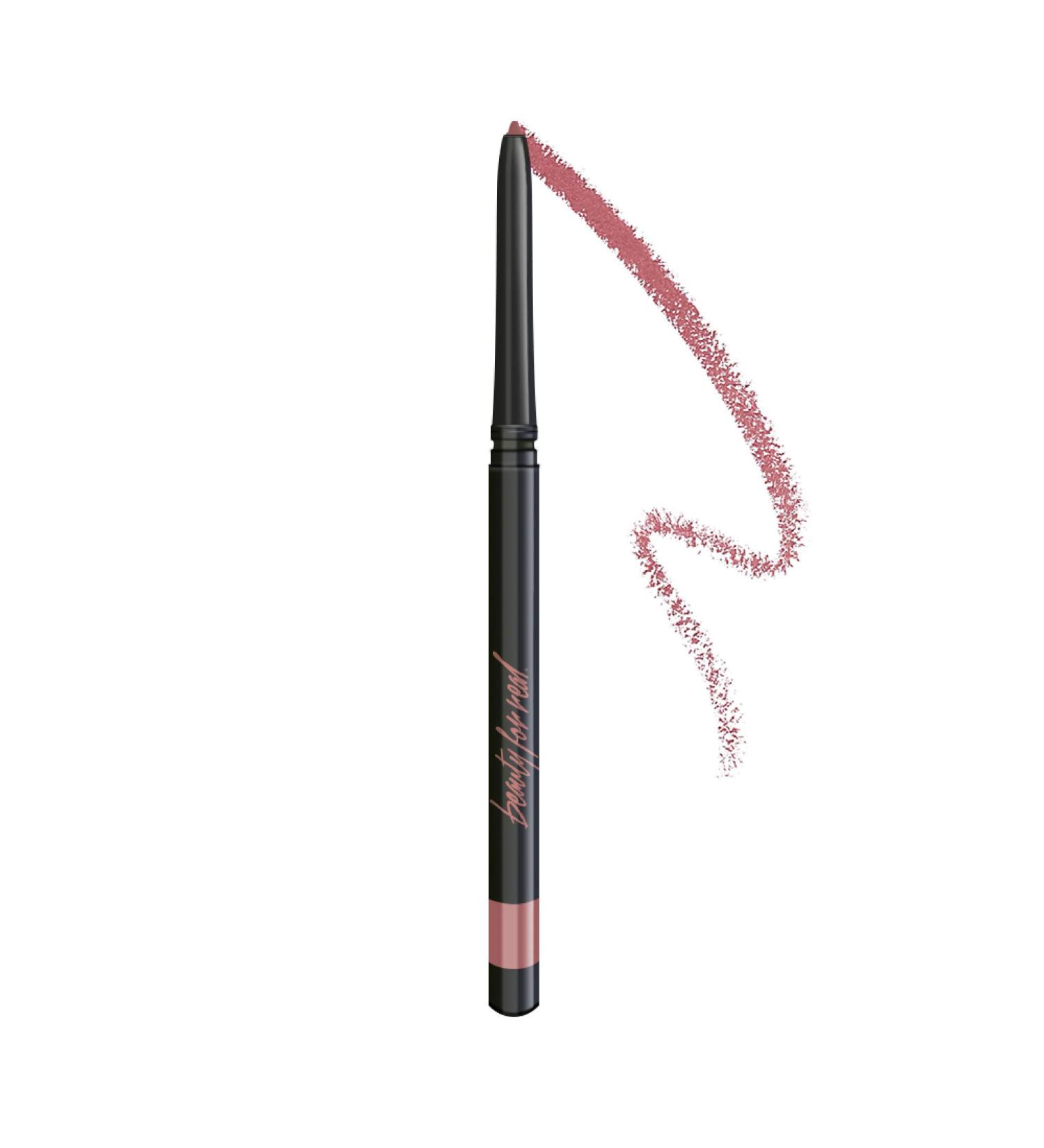 Beauty For Real D-Fine Lip Liner Pencil - Universal Long-Wear Shade for Defined Lips - Creamy Texture, No Sharpener Needed - 0.012 oz - Buy Online on GoSupps.com