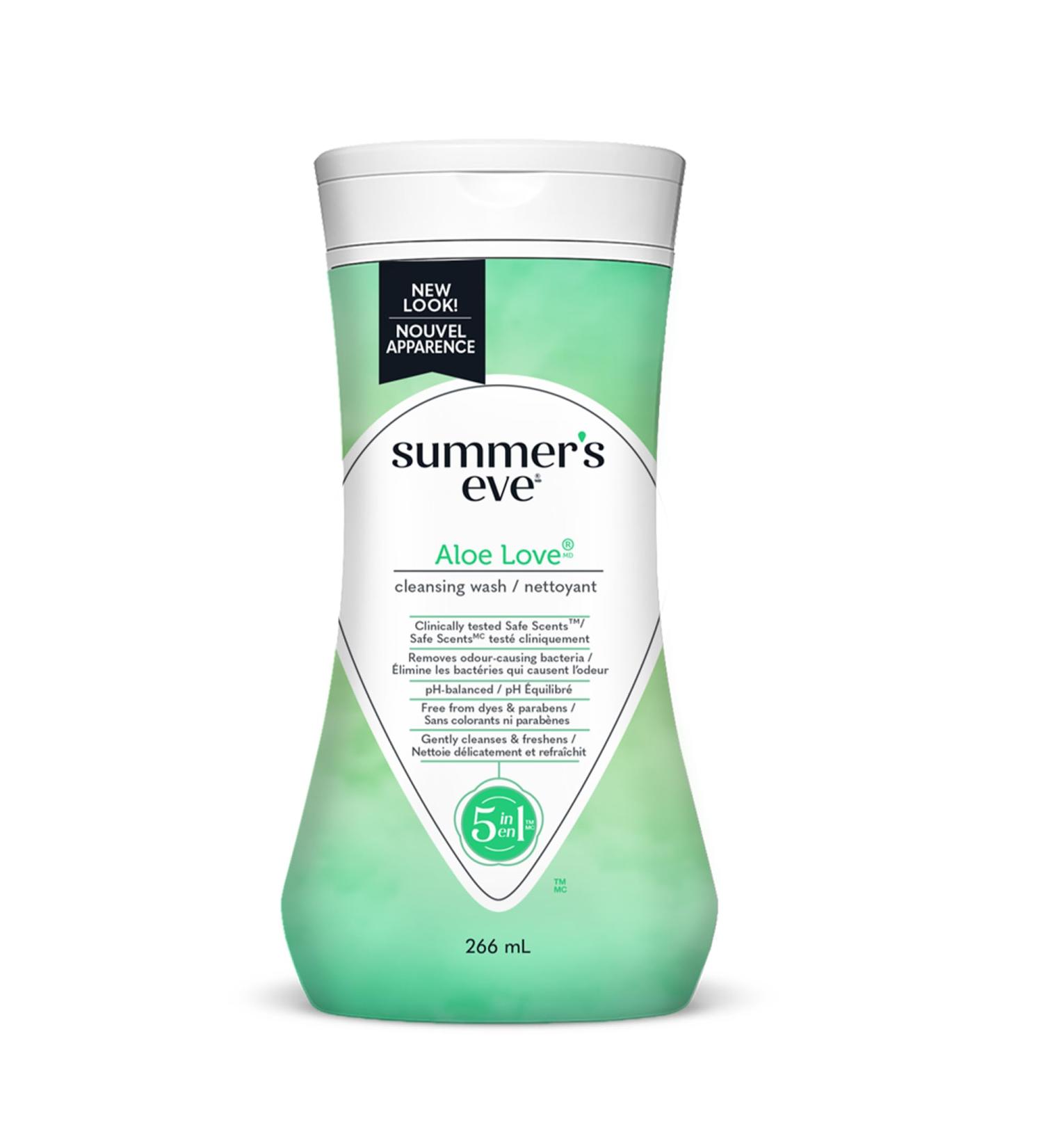 Summer's Eve Cleansing Wash Aloe Love Scent 266ml Aloe Vera 266 ml (Pack of 1) - Buy Online on GoSupps.com