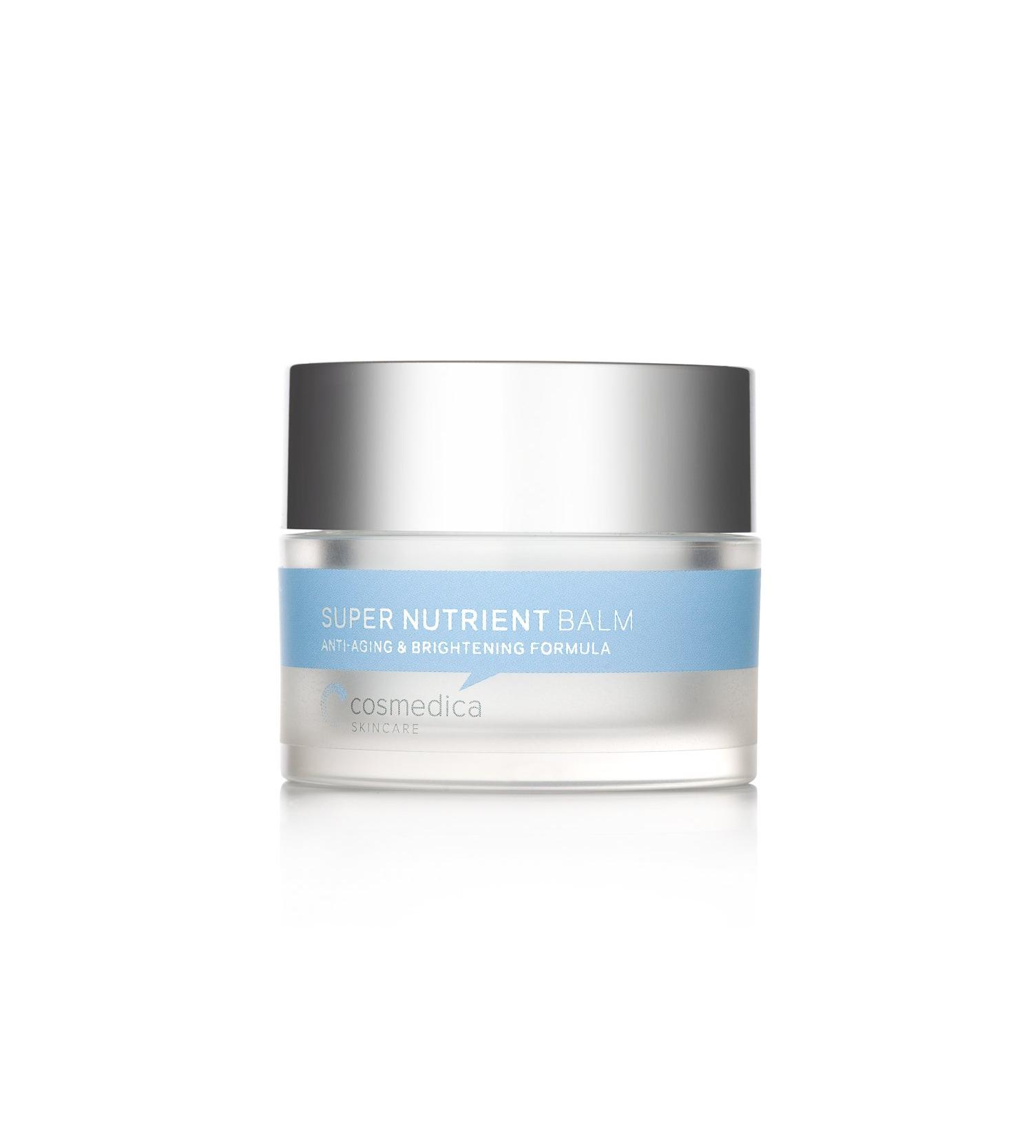 Cosmedica Skincare Super Nutrient Facial Balm - Anti-Aging and Brightening Formula 0.7 Ounce Nutrient Rich Multi-Ingredient Moisturizer to Combat Wrinkles and Dull Dry Skin