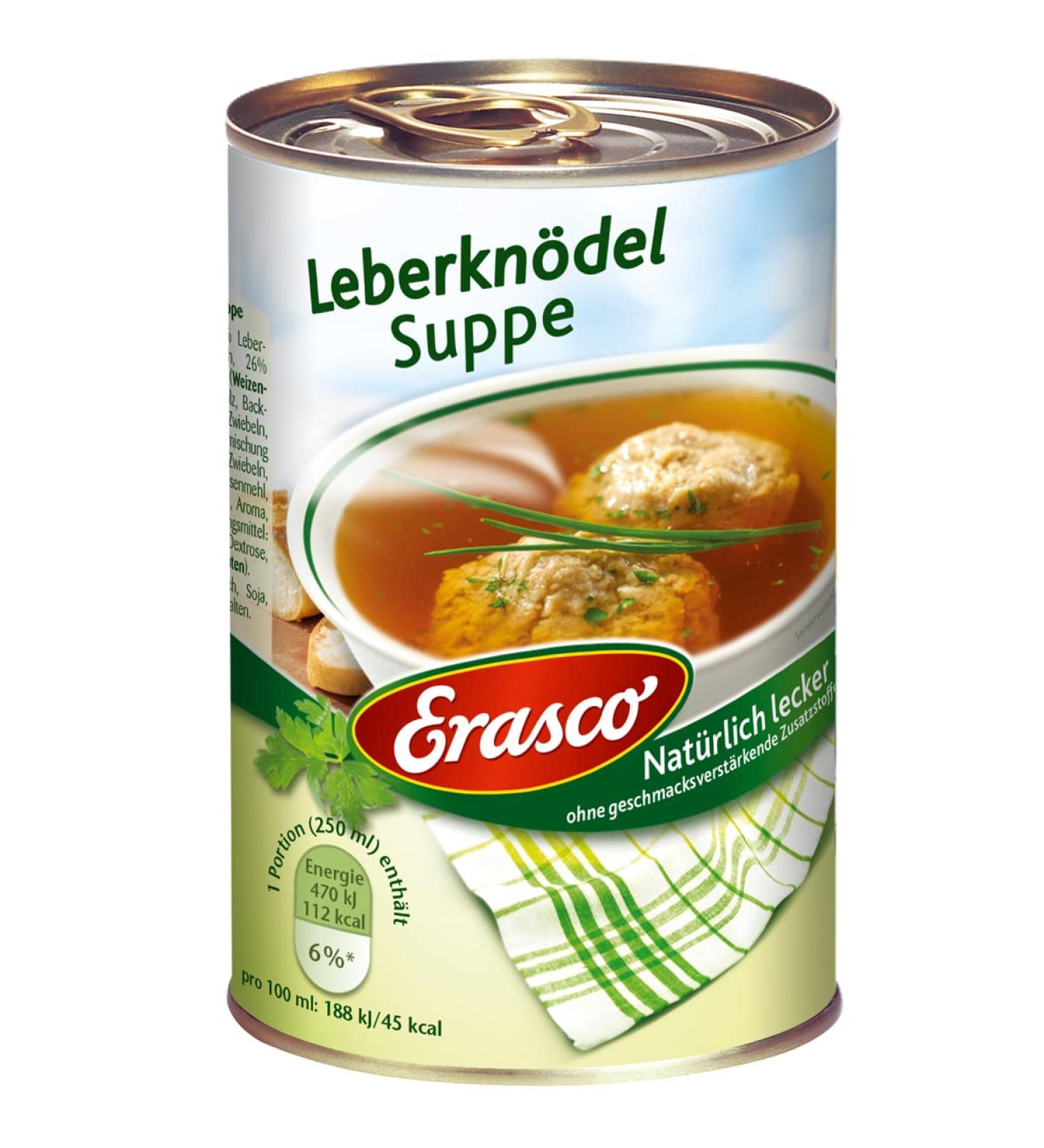Erasco Pomme de foie typique bavaroise 395 ml