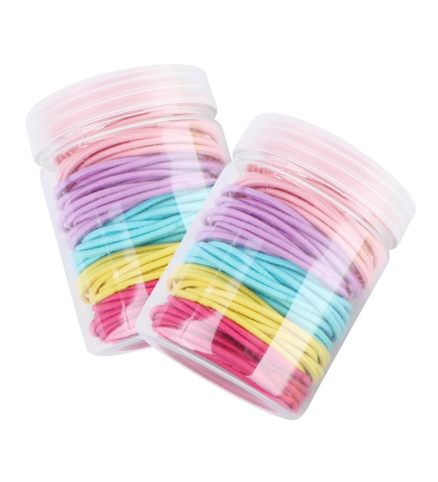 minkissy 2 Boxes Hair Elastics Hair Bands No Crease Hair Ties Hair Tie Ponytail Holders Hair Bands for Women Hair Ties Bracelets Mini Hair Bands Head Rope No Contact Women's Hair Ring - Buy Online on GoSupps.com