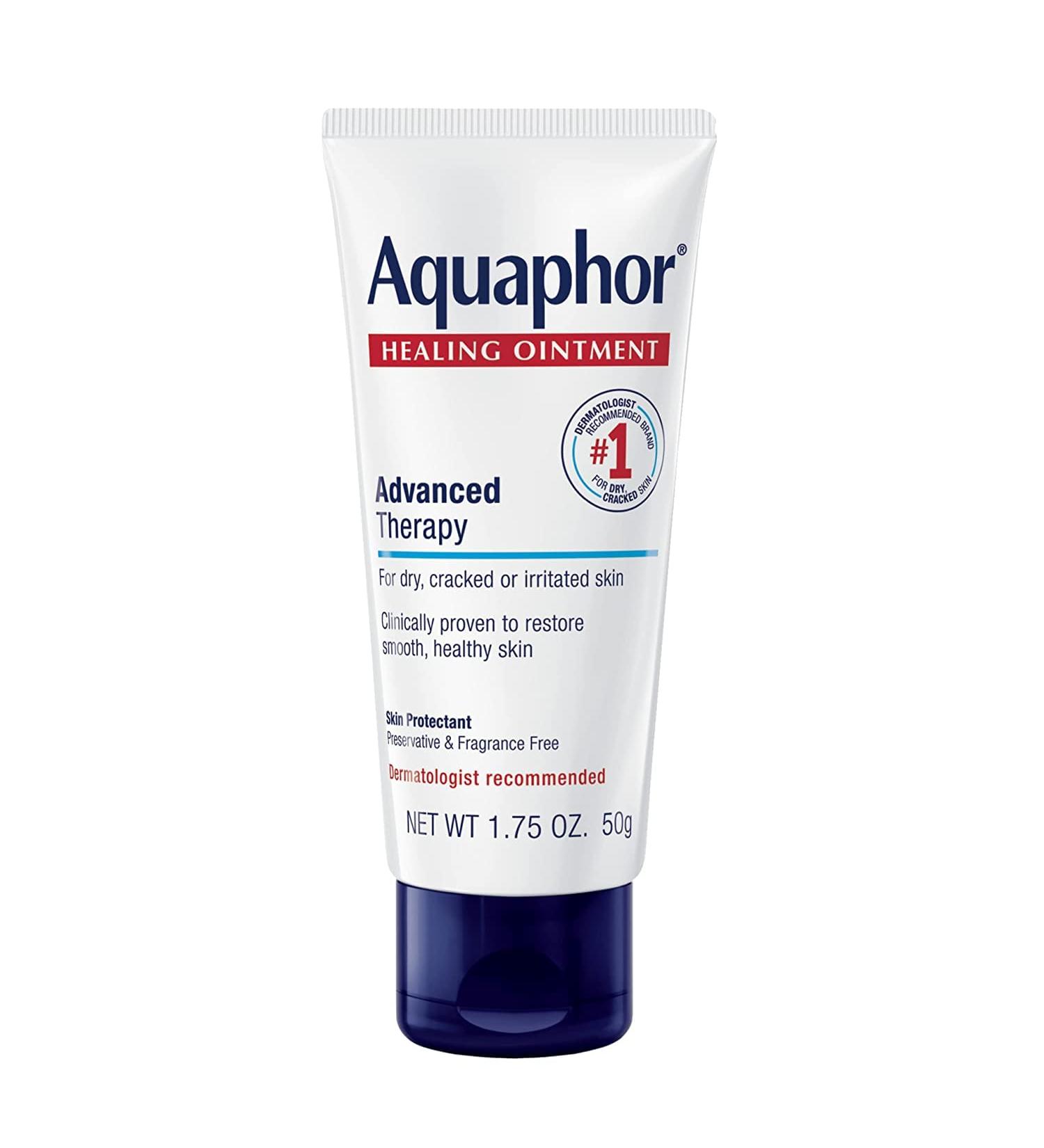 Eucerin Aquaphor Healing Ointment 1.75oz Tube 2 Pack - Dry Cracked Skin Protectant - Buy Online on GoSupps.com