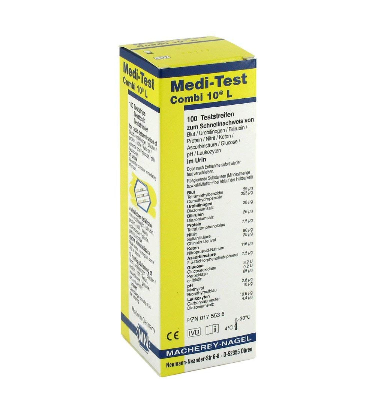 MEDI-TEST Combi 10 L test strips 100 pcs