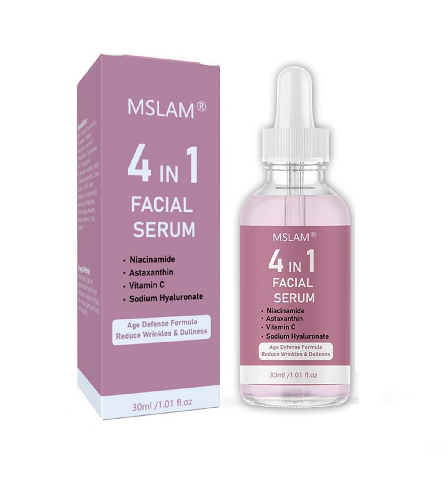 Hyaluronic Acid Serum Face With Vitamin C Niacinamide Facial Essence For Anti-Aging Wrinkles Dark Spots Facial Skin Care Serum For Face Suitable For All Skin Types.(30ml) - Buy Online on GoSupps.com