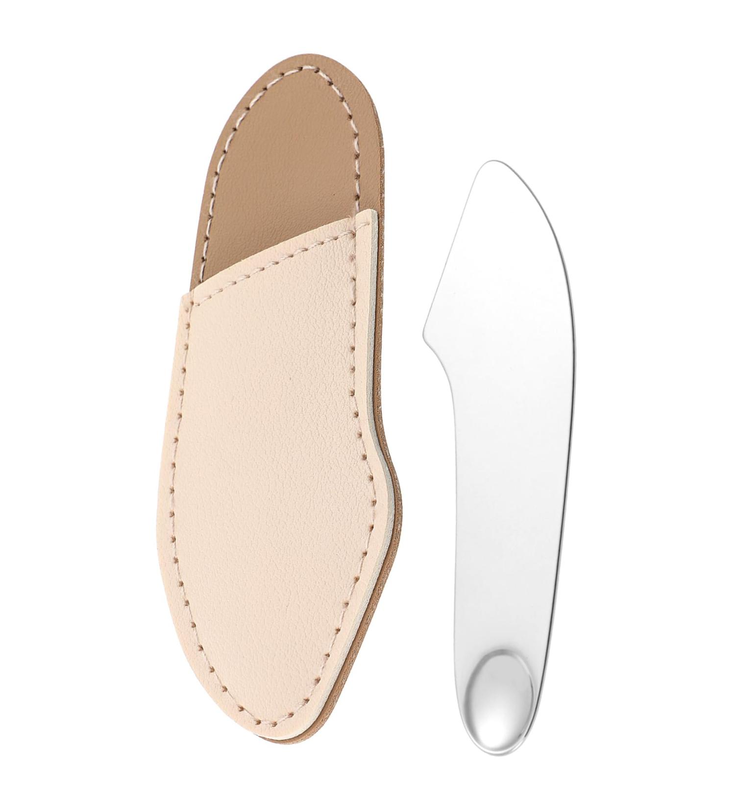 CRILSTYLEO Makeup Mixer Scraper Makeup Mixing Tools Makeup Spatula Cosmetics Makeup Plate Mixer Stainless Steel - Buy Online on GoSupps.com