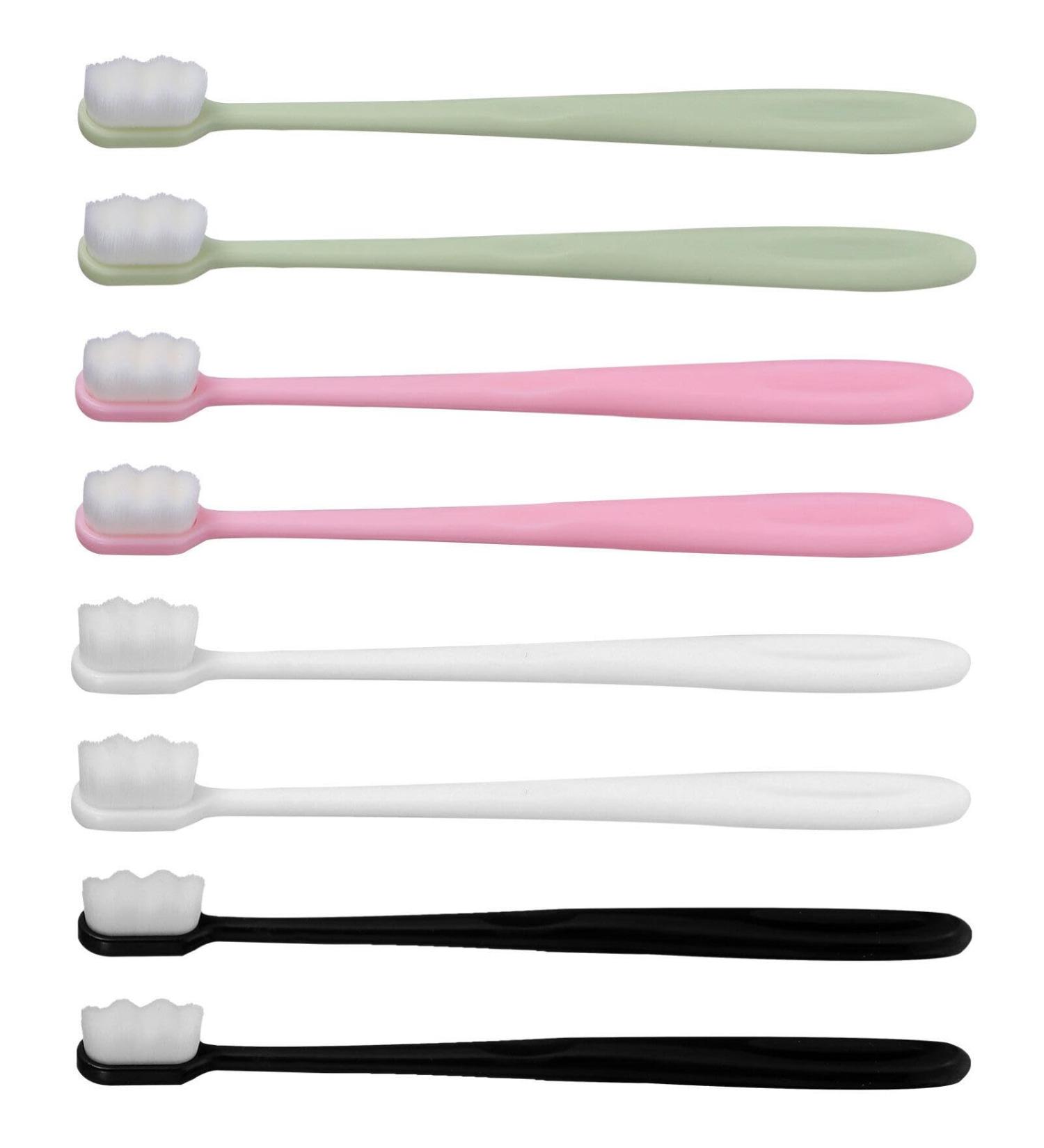 Lalafina 16 STK Physiotherapy Sport shoulder upholstered toothbrush Tools for tooth cleaning Mouth cleaning brushes after birth travel captivity plastic