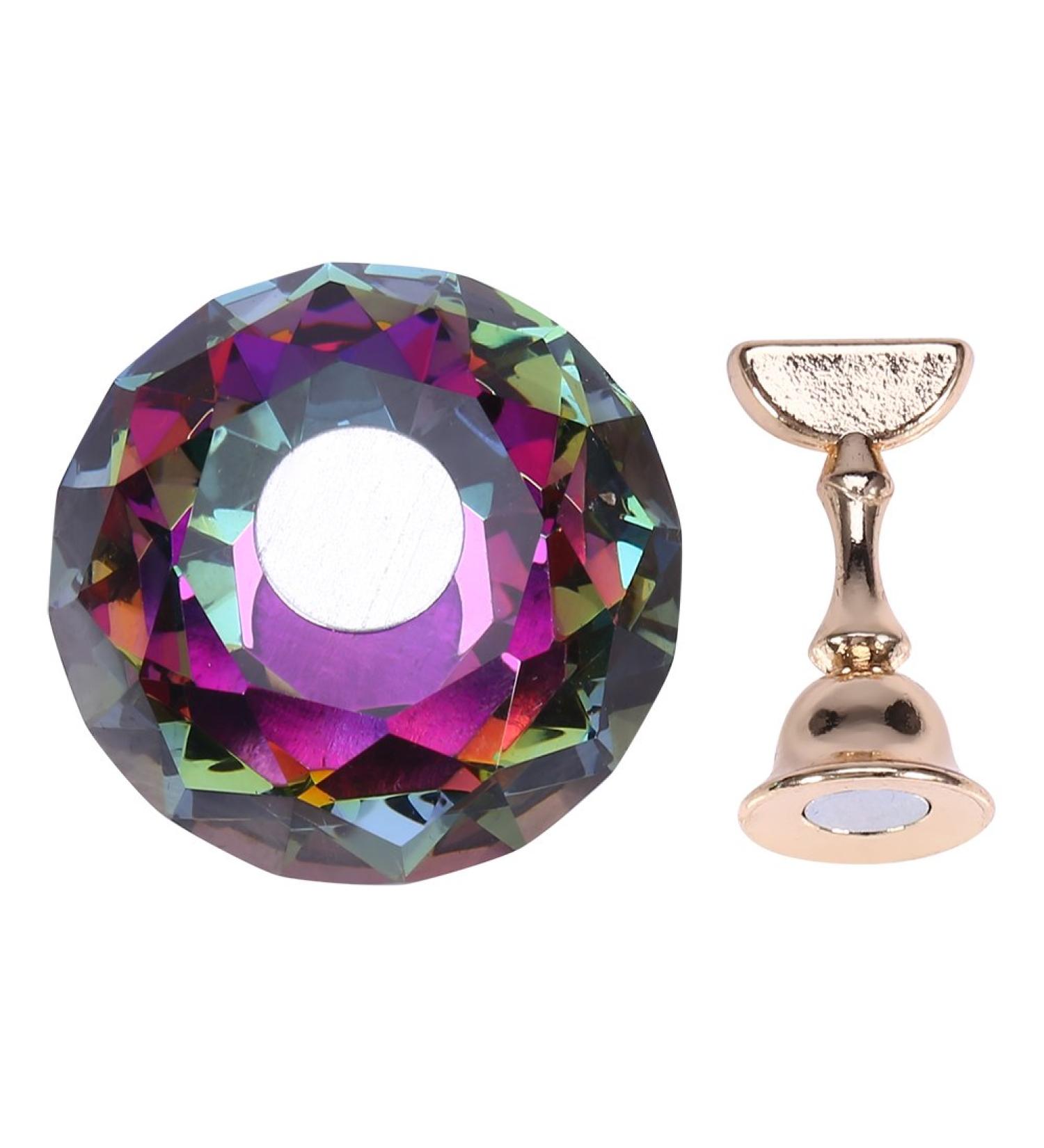 Magnetic Nail Tip Exercise Stand - Colorful Diamond Crystal Display Holder for Manicure Art | International Shipping - Buy Online on GoSupps.com