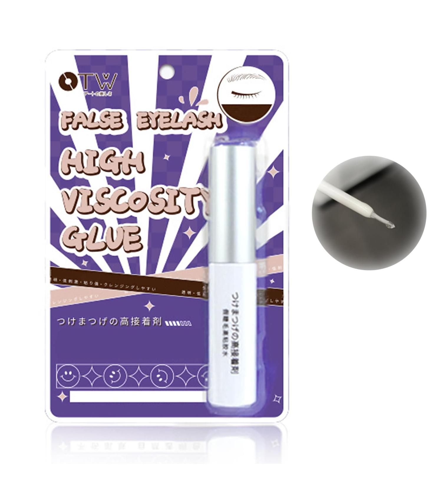 Clear Eyelash Glue - Quick Dry Waterproof High Viscosity False Lash Glue - Streak-Free Low Irritation No Skin Damage Easy To Remove Lash Extension Adhesive Bonding Glue Eye Lash Glue - Buy Online on GoSupps.com