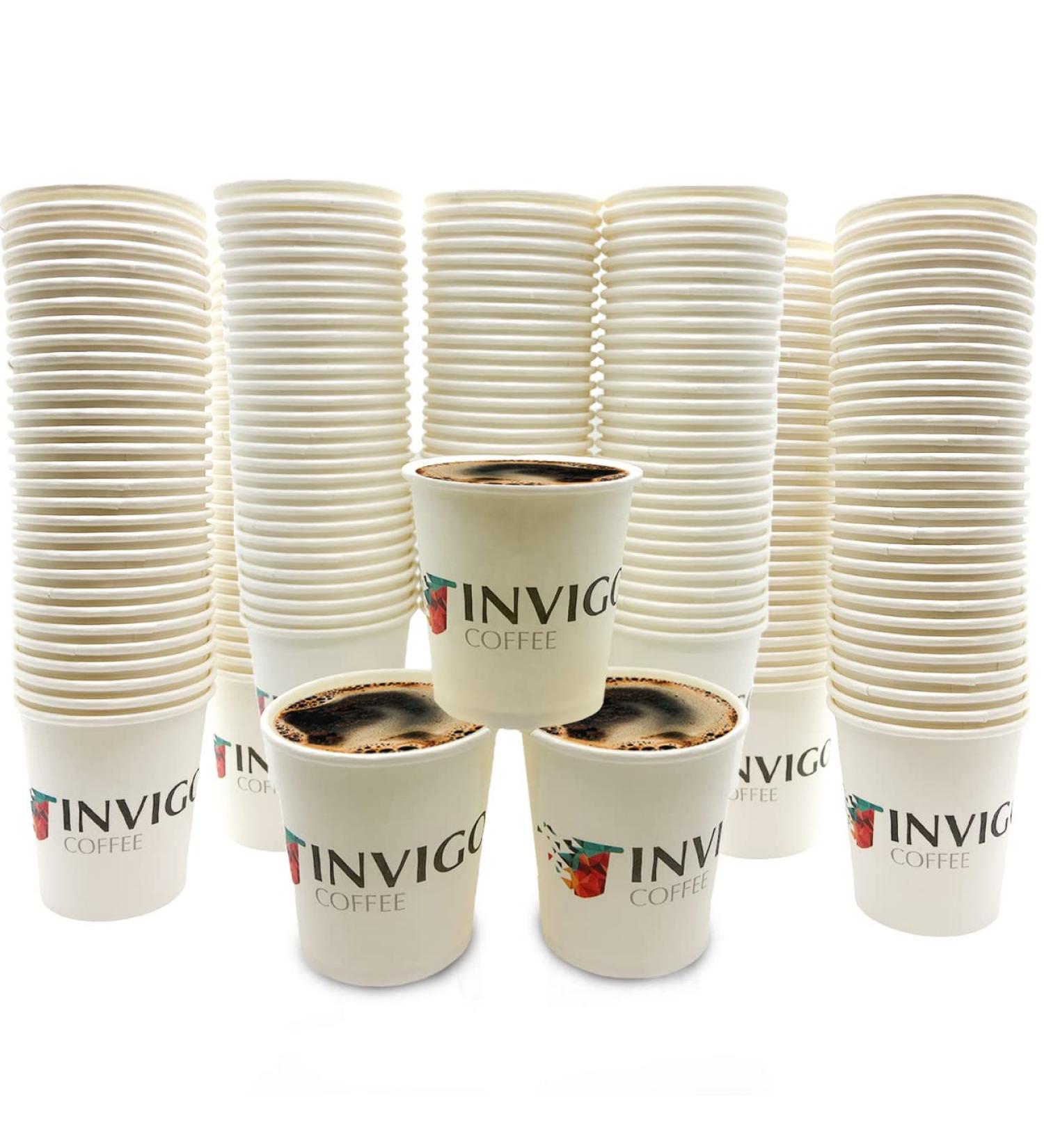 250 INVIGO COFEE Disposable Espresso Cups (4oz) - Buy Online on GoSupps.com