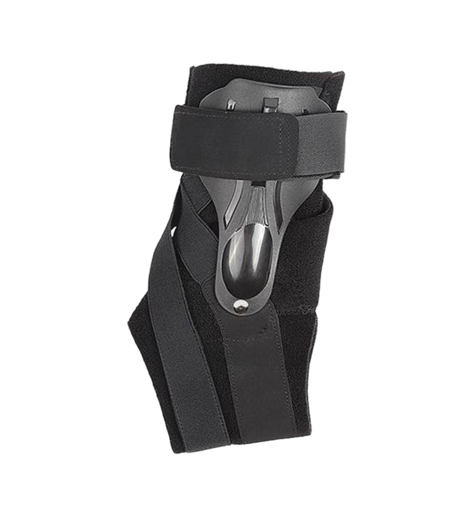F Fityle Adjustable Ankle Support with Side Stabilizers - Black M | Ankle Protection for Sprains | International Shipping - Buy Online on GoSupps.com