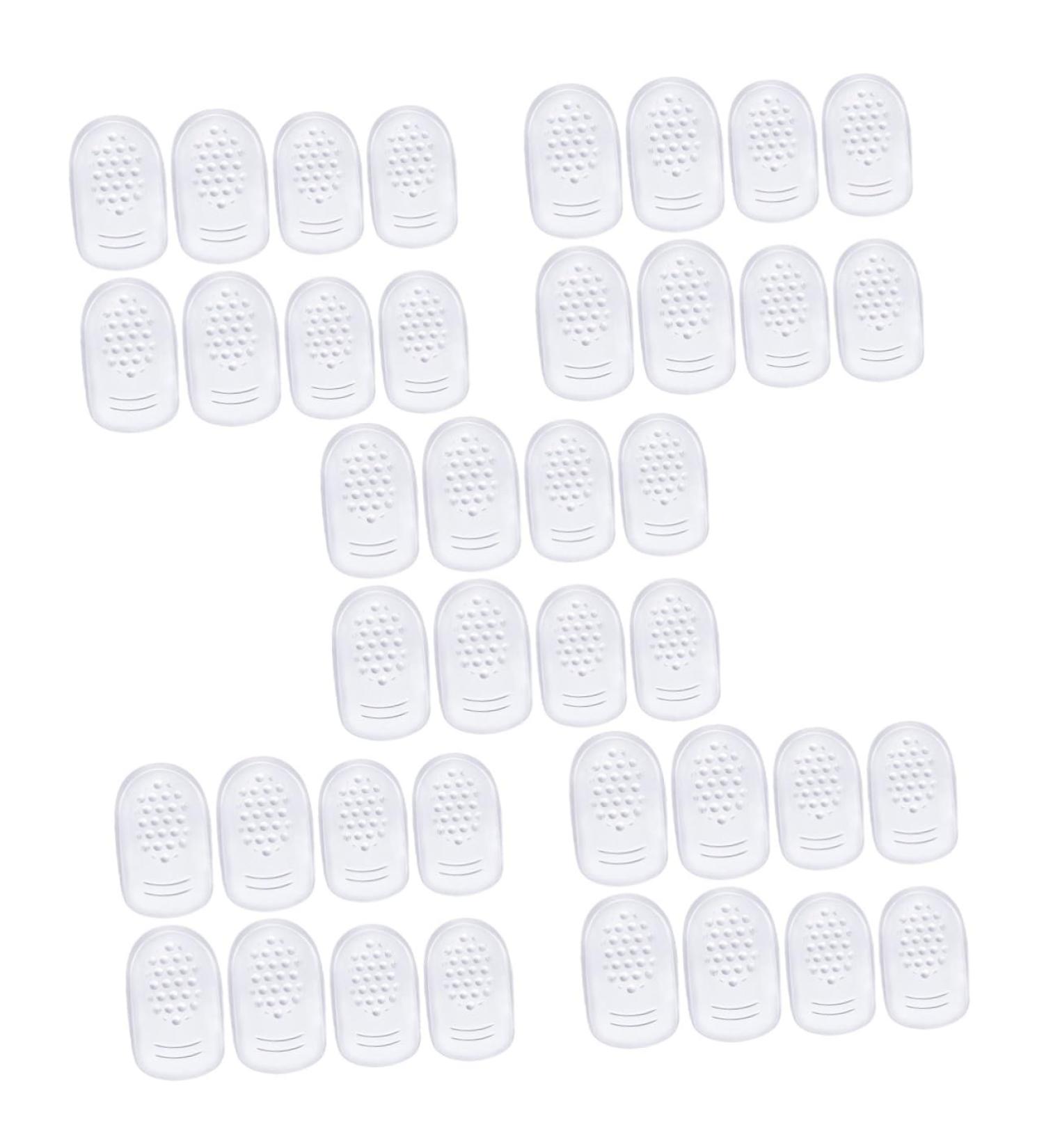 20 Pairs Self-Adhesive Gel Heel Pads - Ultimate Comfort & Fatigue Relief for High Heels - Cushioned Shoe Inserts for Perfect Grip - Buy Online on GoSupps.com