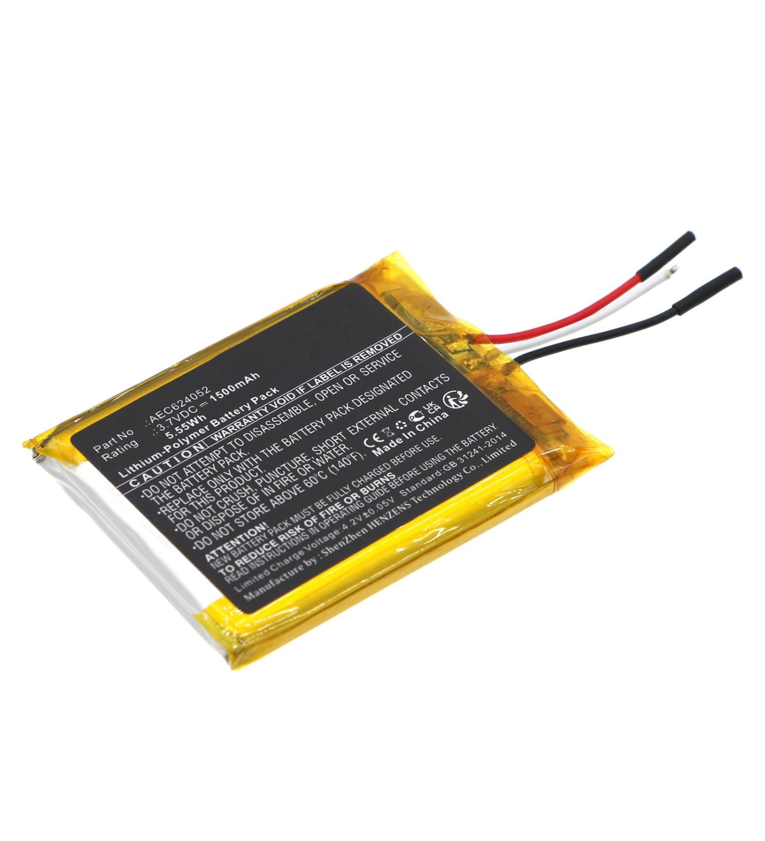 Buy Synergy Digital Wireless Headset Battery - Compatible with HyperX AEC624052 (1500mAh) - Ultra High Capacity Replacement Battery for Enhanced Performance - Buy Online on GoSupps.com