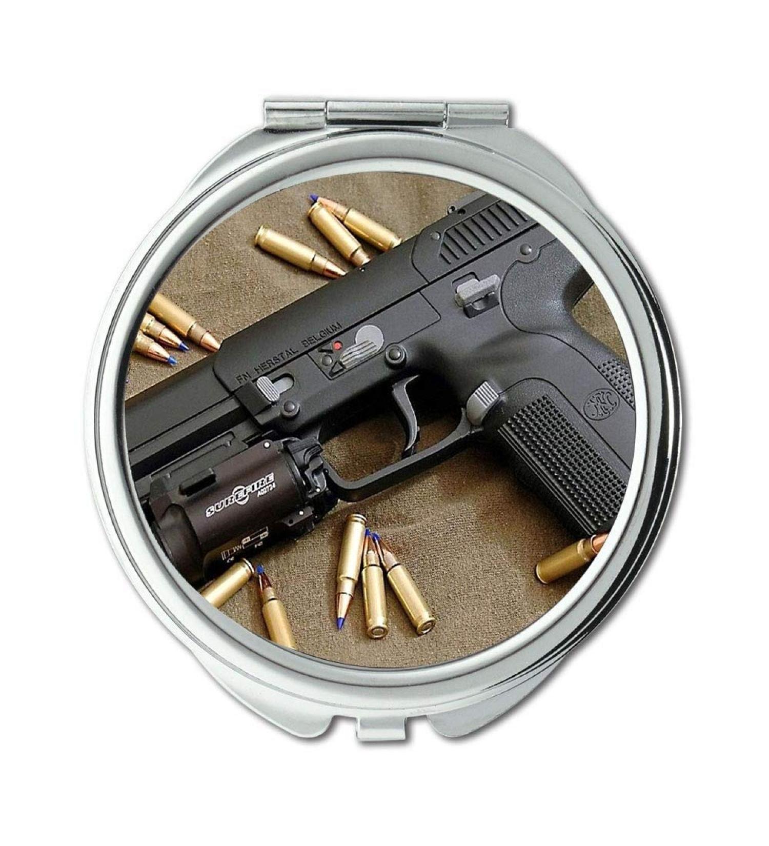 YENDOSTEEN Mirror Compact Mirror pistol brace Round Mirror new gun pocket mirror portable mirror - Buy Online on GoSupps.com
