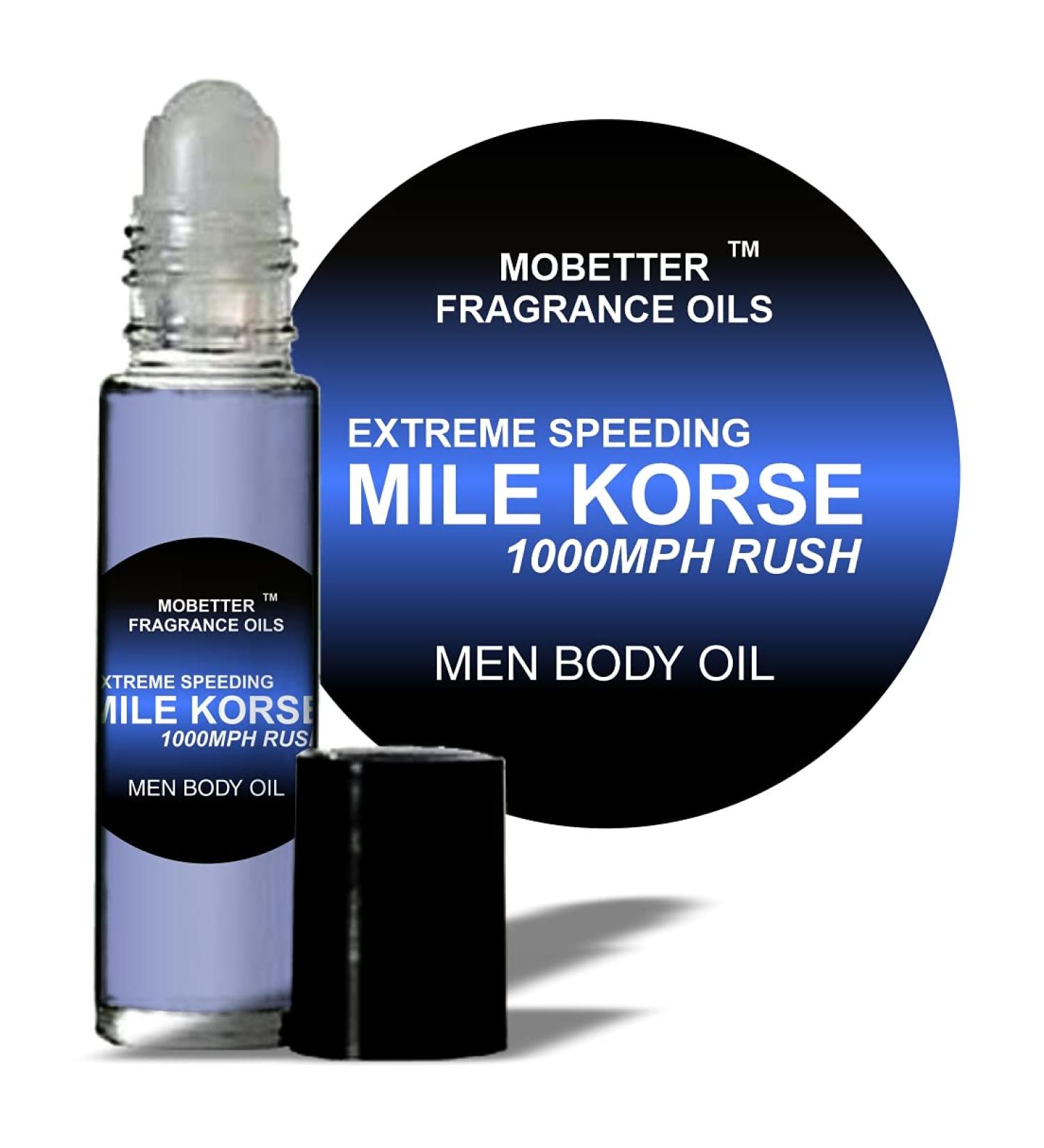 MOBETTER FRAGRANCE OILS Extreme Speeding Mile Korse 1000mph Rush Cologne Fragrance Body Oil for Men