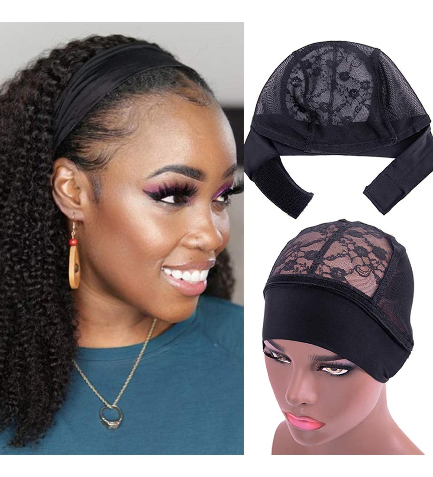Wig Cap for Headband Wig - 2 PCS Lace Wig Grip Cap Set M(22-23in) - Wig Making Accessories - Buy Online on GoSupps.com