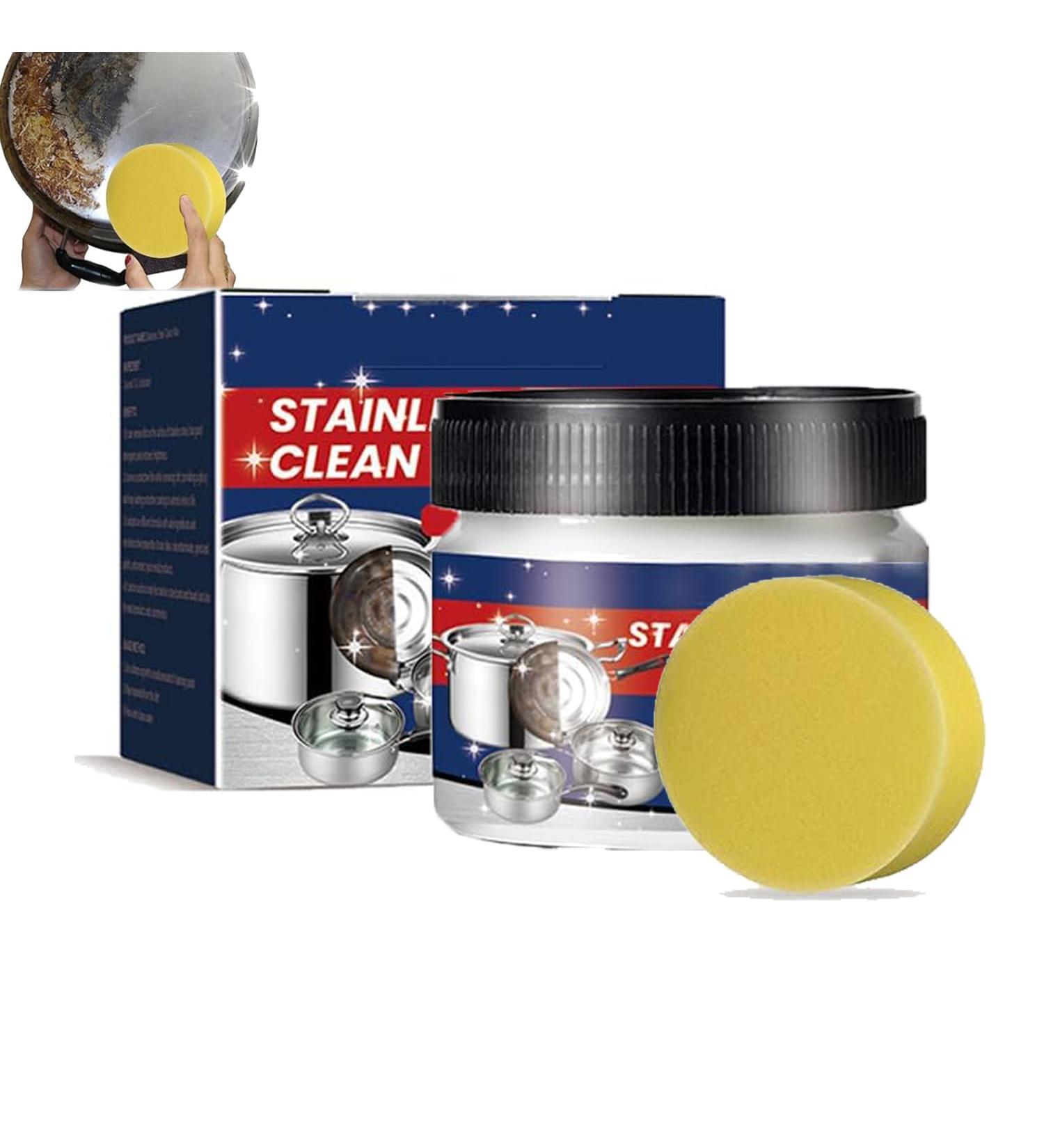 Magical Nano-Technology Stainless Steel Cleaning Paste Stainless Steel Clean Wax Rust Remover for Stainless Steel Cleaner and Polish for Surface Safe No Residue 1pc - Buy Online on GoSupps.com