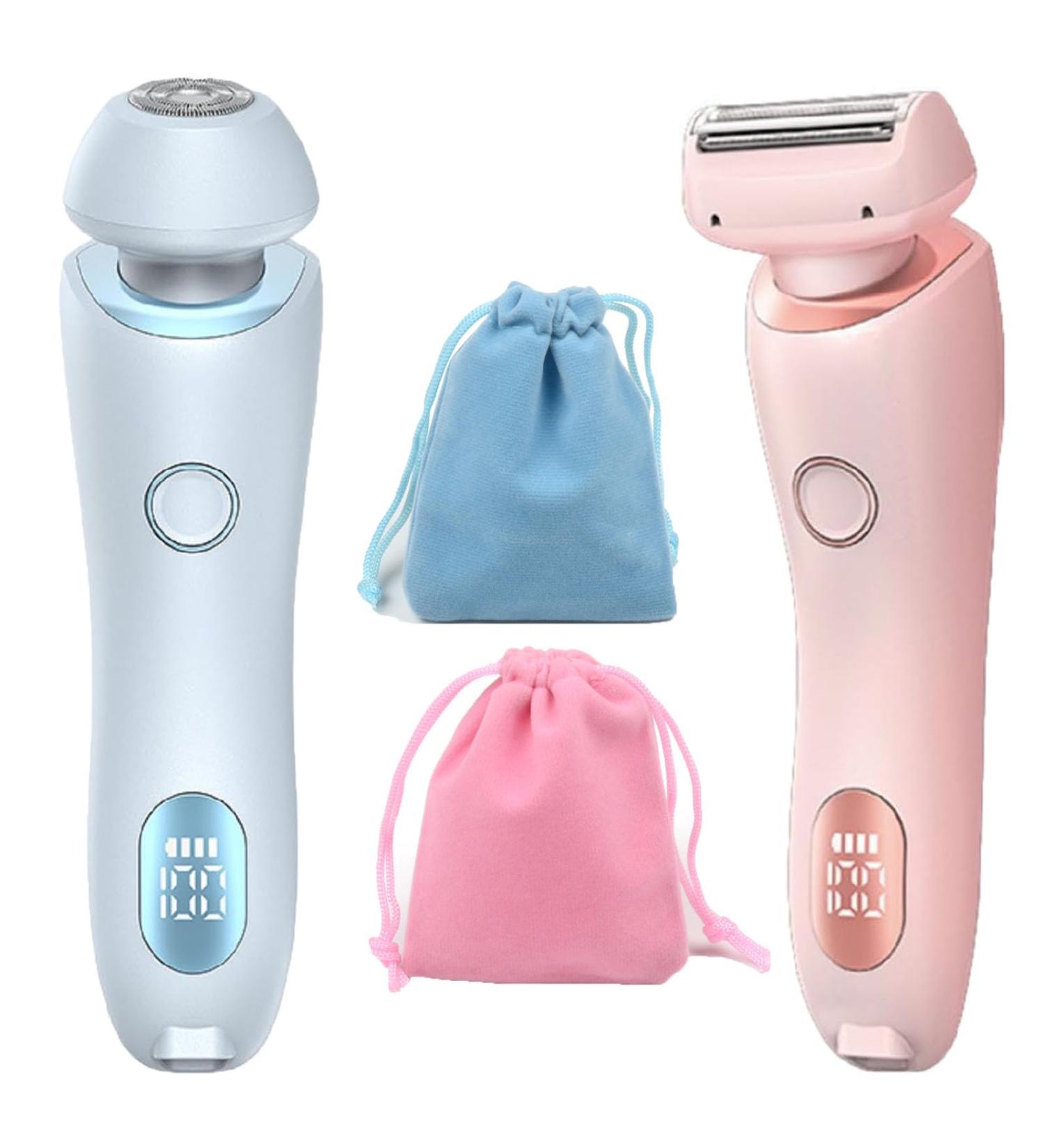 The Glide Pro 3.0 Razor Dusk Razor for Women Dusk Glide Pro 3.0 Shaver DuskOfficial Waterproof Electric Razor Painless Hair Removal 2 in 1 Wet & Dry for Leg Arm Underarm Pubic Area (Pink) - Buy Online on GoSupps.com