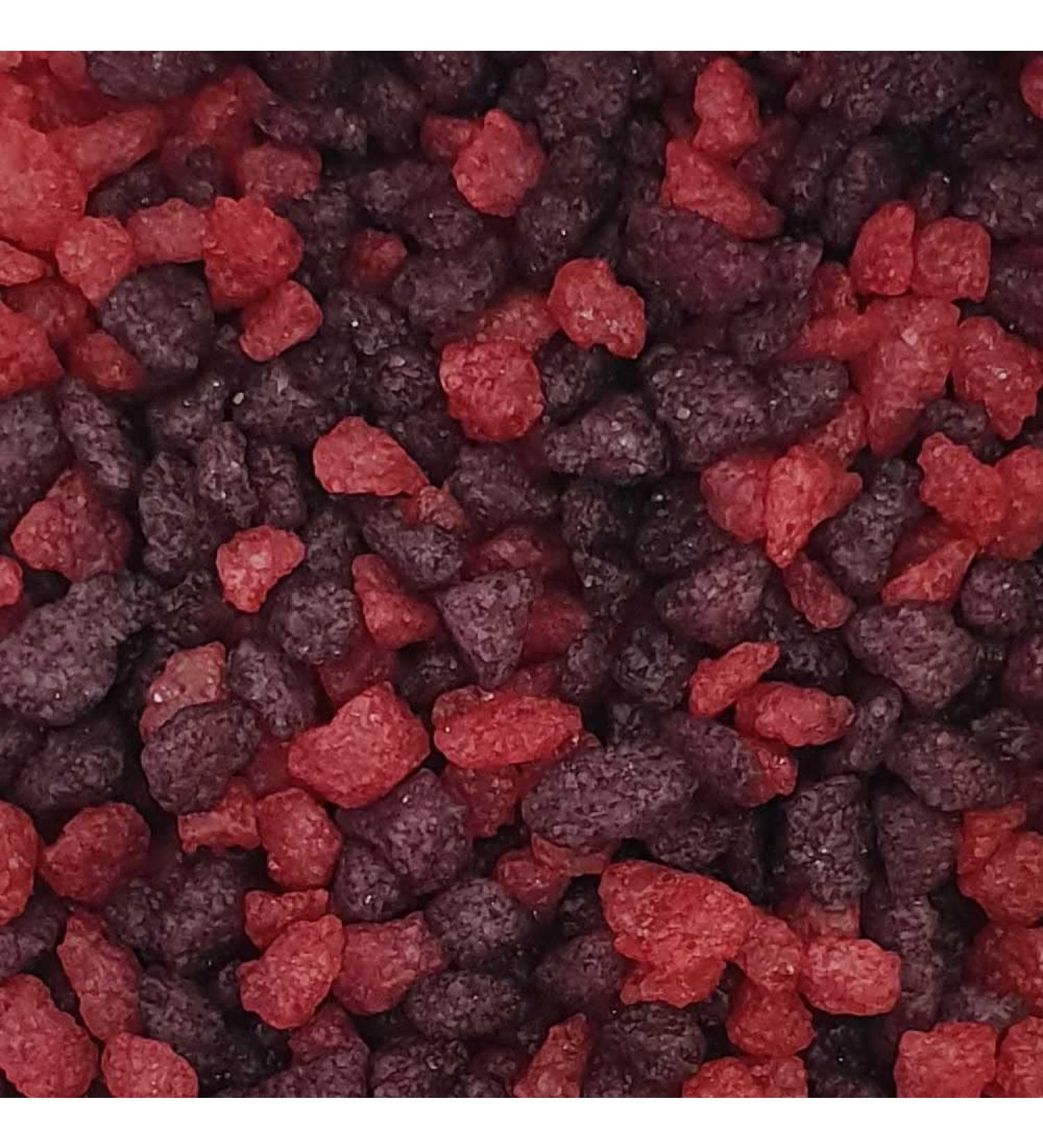 A Pinch Of... Sugar Crunch Berry - Mini Pouch - 30g. Flavoured sugar crystals. Ideal for cakes ice cream toppings & chocolate creations. Just enough for a single bake. (Sugar Crunch Berry)