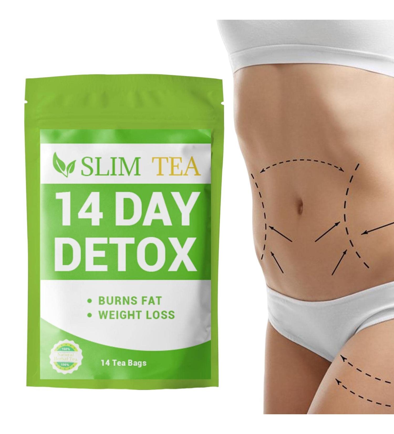 Buy Naiyan 14-Day Detox Tea for Weight Loss | Slimming Detox Drink to Reduce Belly Fat | Gentle Detox Cleanse for Effective Fat Breakdown - Buy Online on GoSupps.com