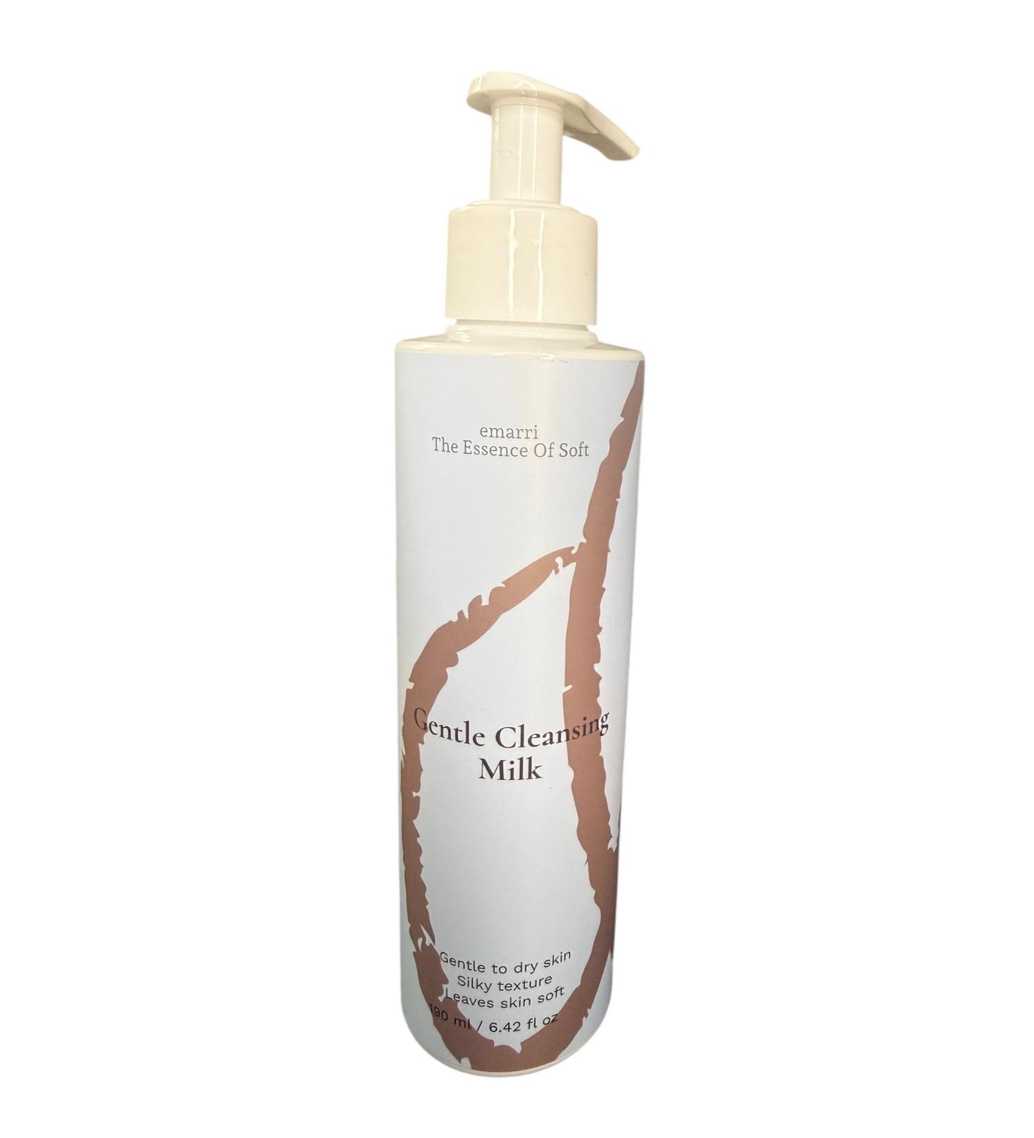 Emarri The Essence of Soft Gentle Cleansing Milk for Dry Skin Silky Texture 190 ml / 6.42 fl oz