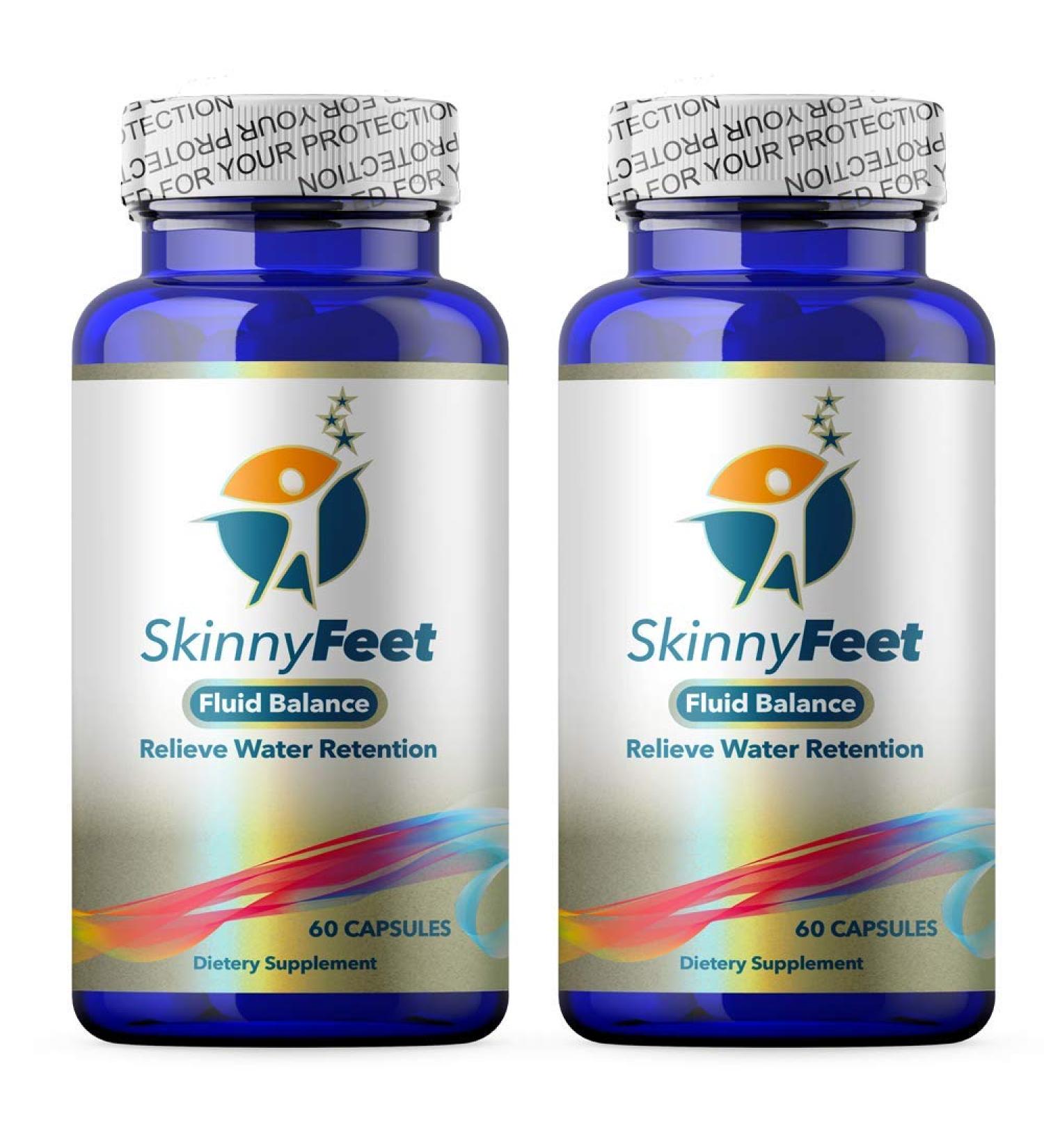 2 Pack Natural Diuretic Supplement for Edema Swollen Ankles & Legs - Reduces Swelling & Water Retention, Relieves Achy Feet & Promotes Weight Loss - Buy Online on GoSupps.com