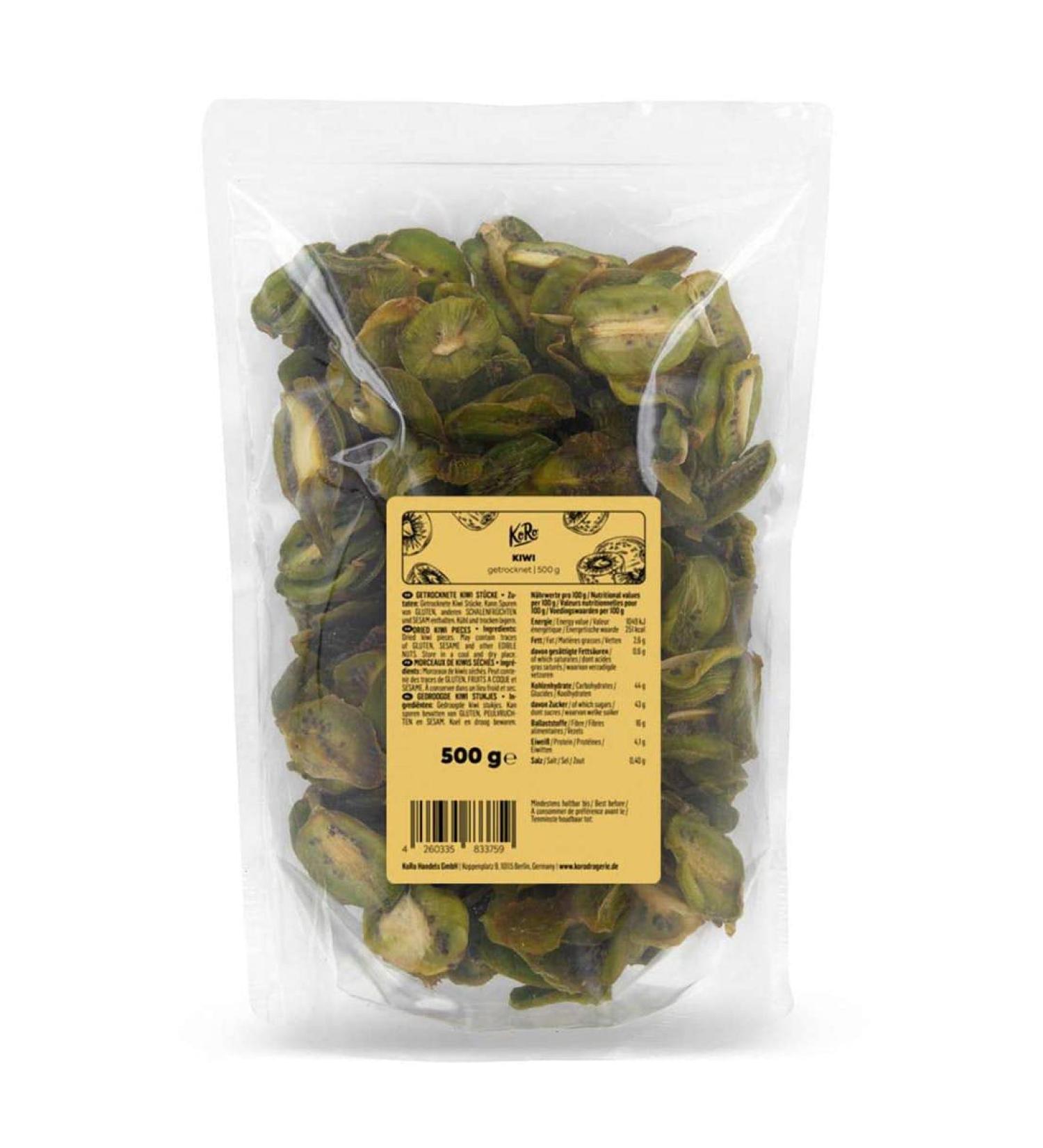 KoRo - Dried Kiwis 500 g - Buy Online on GoSupps.com