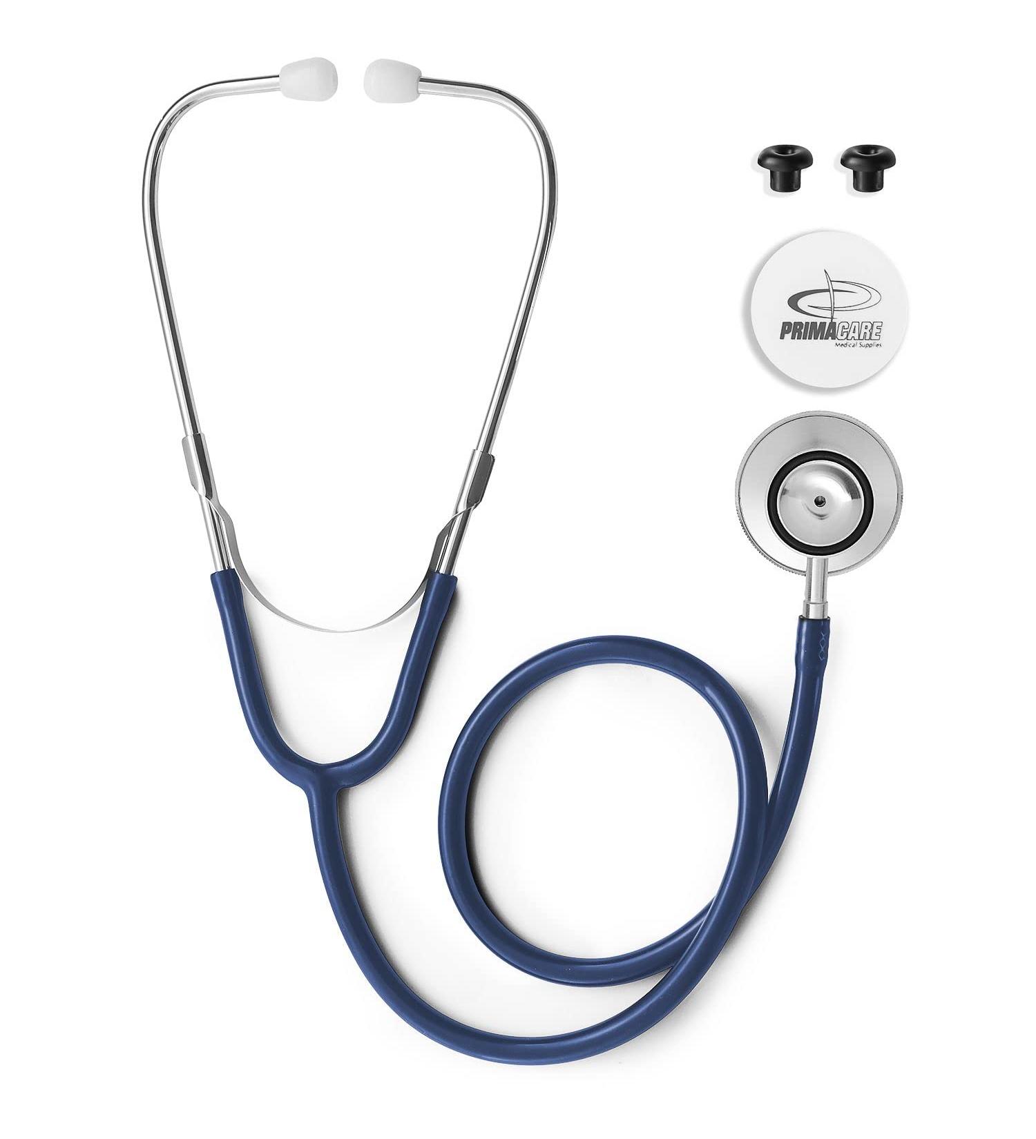 Primacare DS-9290-BL Adult 22 Inch Stethoscope - Lightweight Aluminum Design for Diagnostics - Blue - Buy Online on GoSupps.com