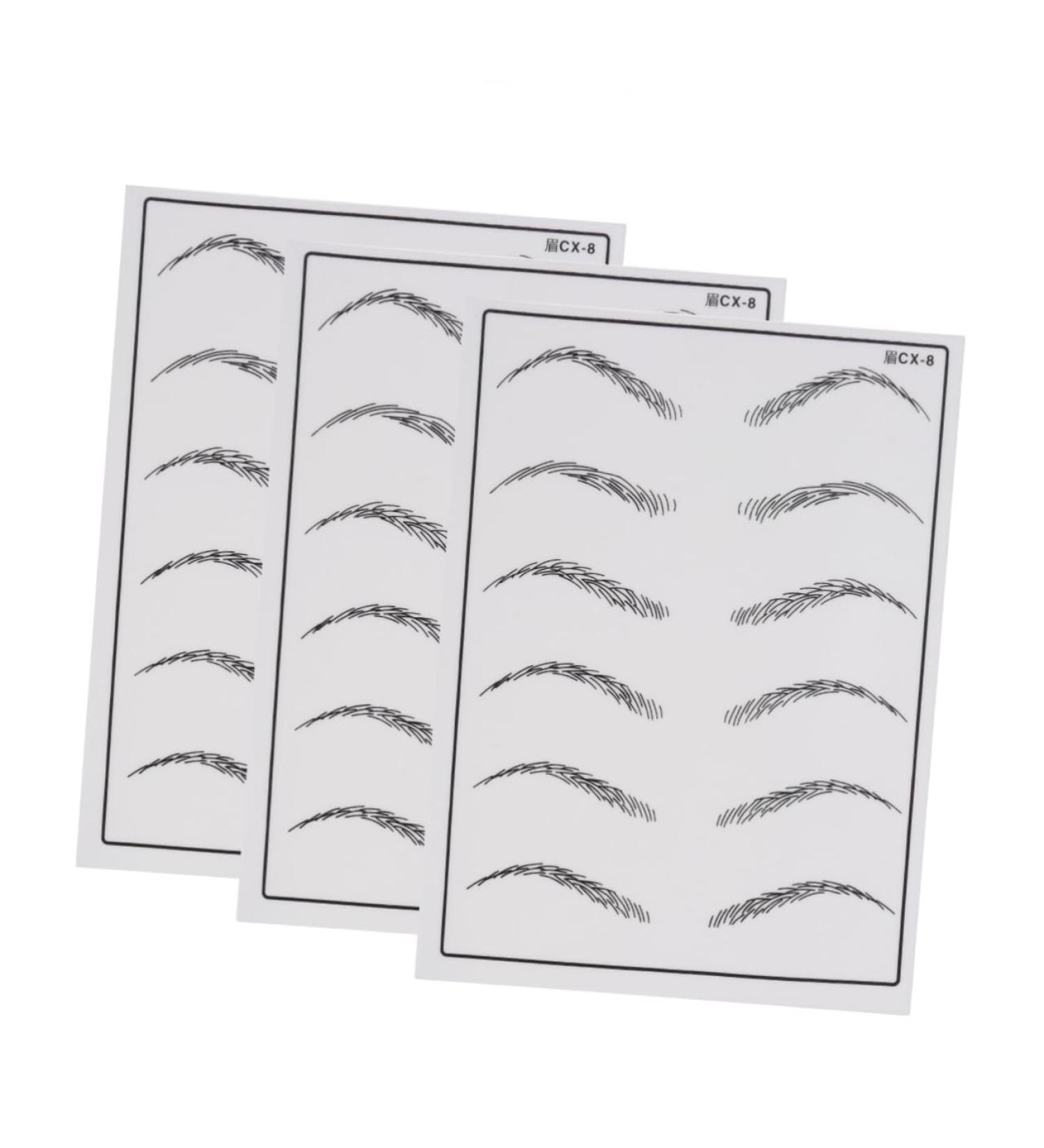 Didiseaon Eyebrow Microblading Eye Brow Practice Skin Eyebrow Practice Skin Eyebrows - Buy Online on GoSupps.com