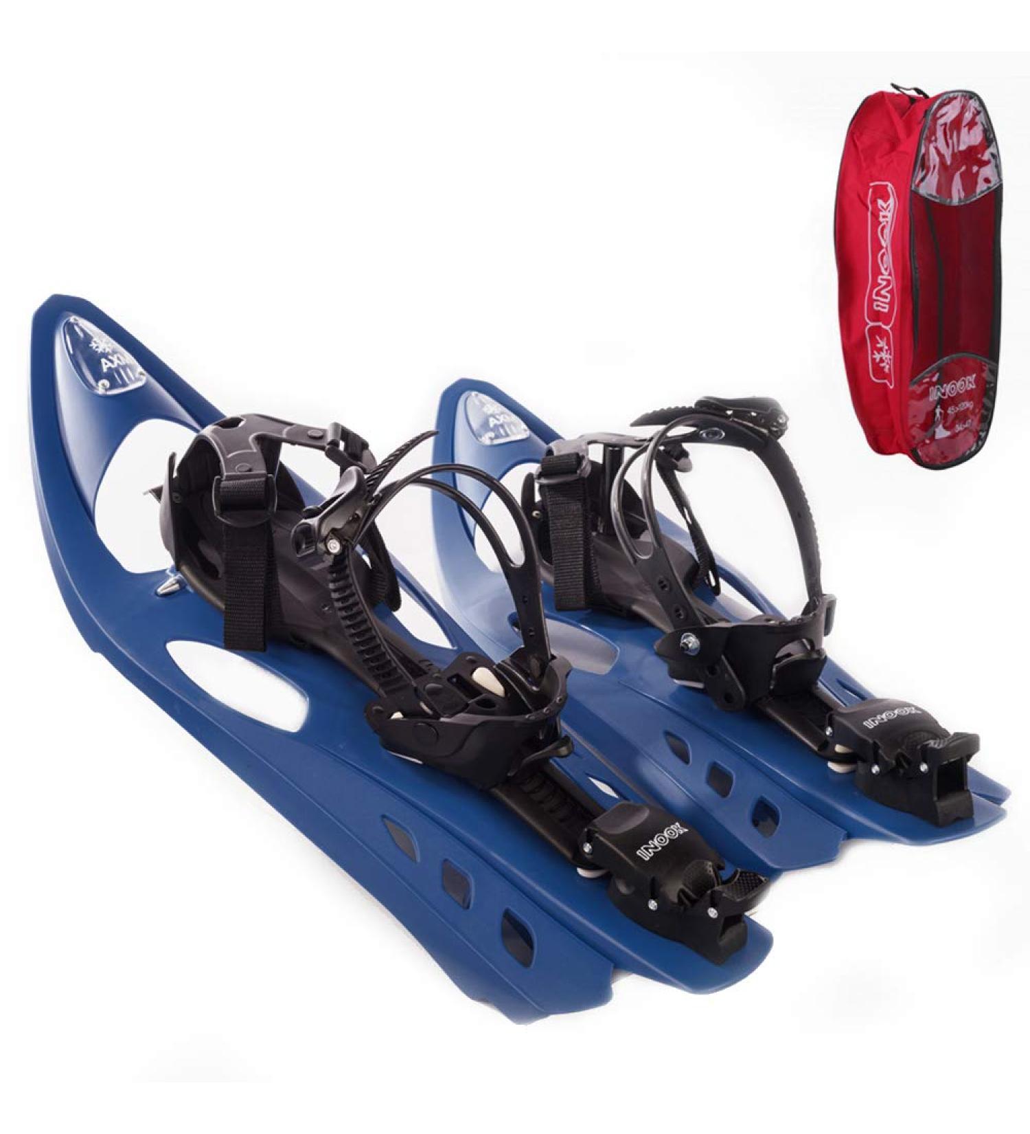 Inook AXM Snowshoes with Climbing Aid | EU Sizes 36-47 | Adjustable Snowshoe Set with Carrying Bag | Patented Features for Ultimate Performance - Buy Online on GoSupps.com